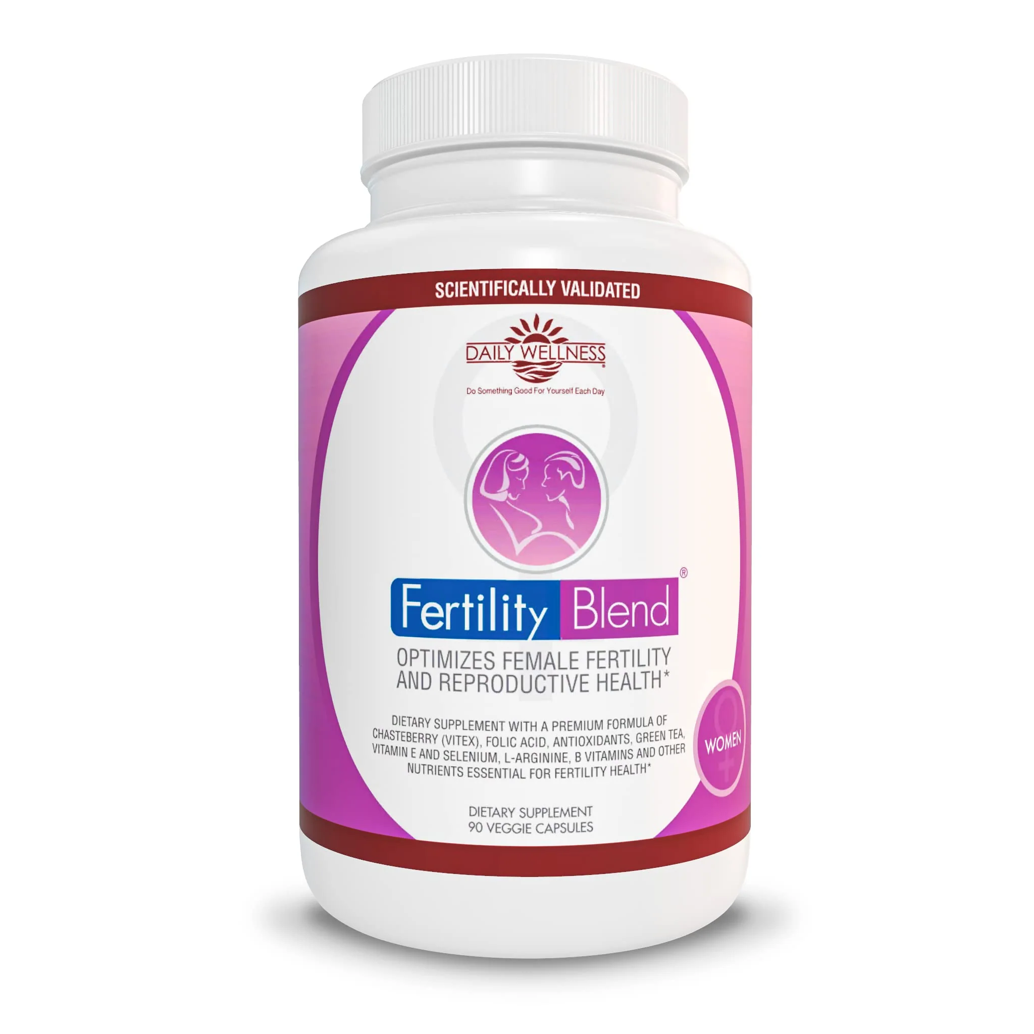 Fertility Blend Daily Wellness for Women – Women’s Wellness Supplement with Vitamins, Minerals & Antioxidants – Daily Nutritional Support Capsules – 1 Pack