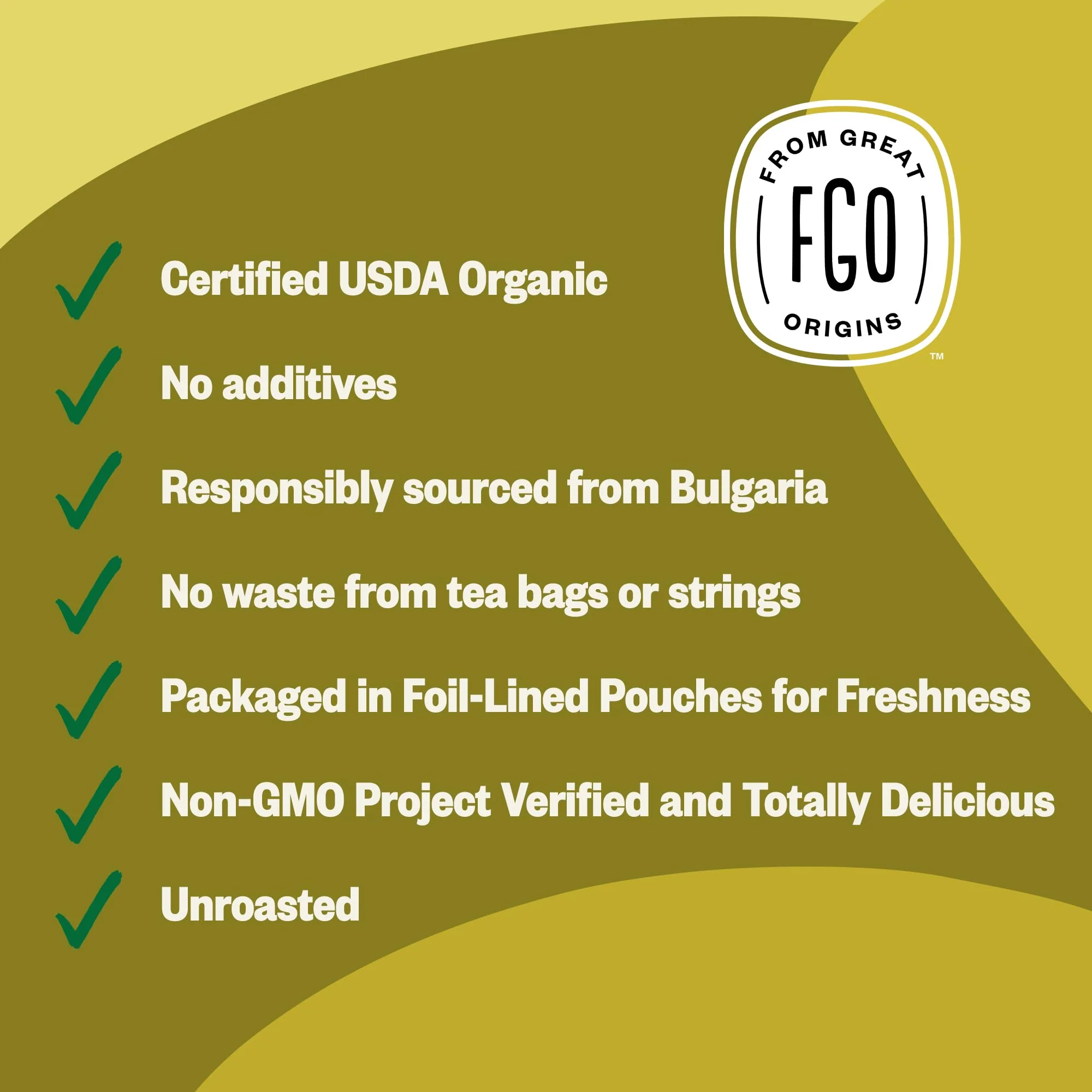 FGO Organic Dandelion Root Loose Tea, Cut and Sifted, Caffeine Free, 16oz Bulk Resealable Bag, Packaging May Vary (Pack of 1) - Image 2