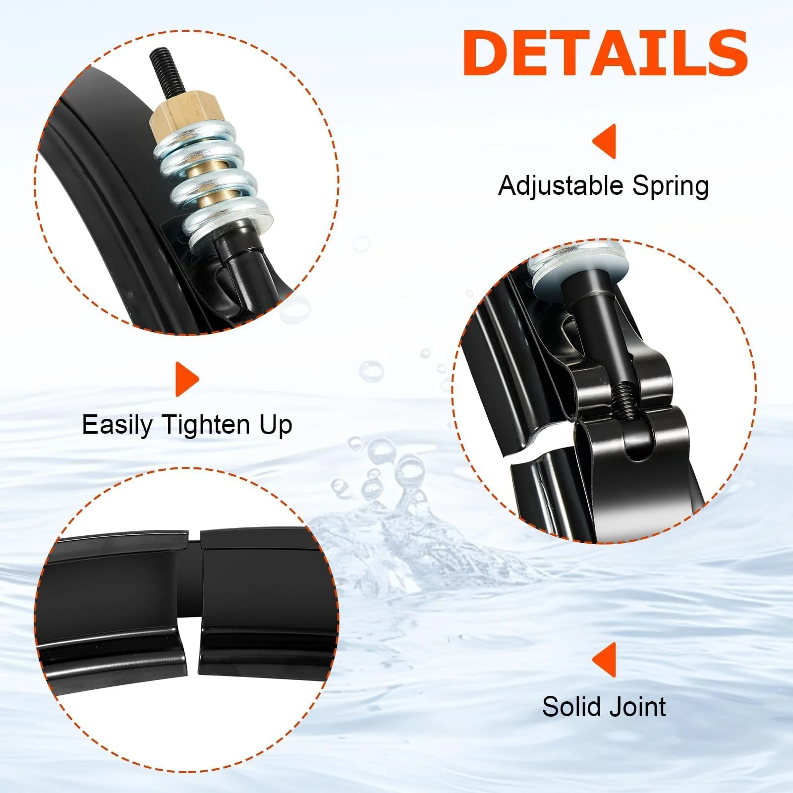 FILTERUP Upgrade 190003 Tension Control Clamp Kit and Spa Filter, Compatible with Pentair FNS Plus, Clean & Clear Plus, Quad DE Filters Steel Pool Filter Pumps, 23-1/4" Length - Image 2