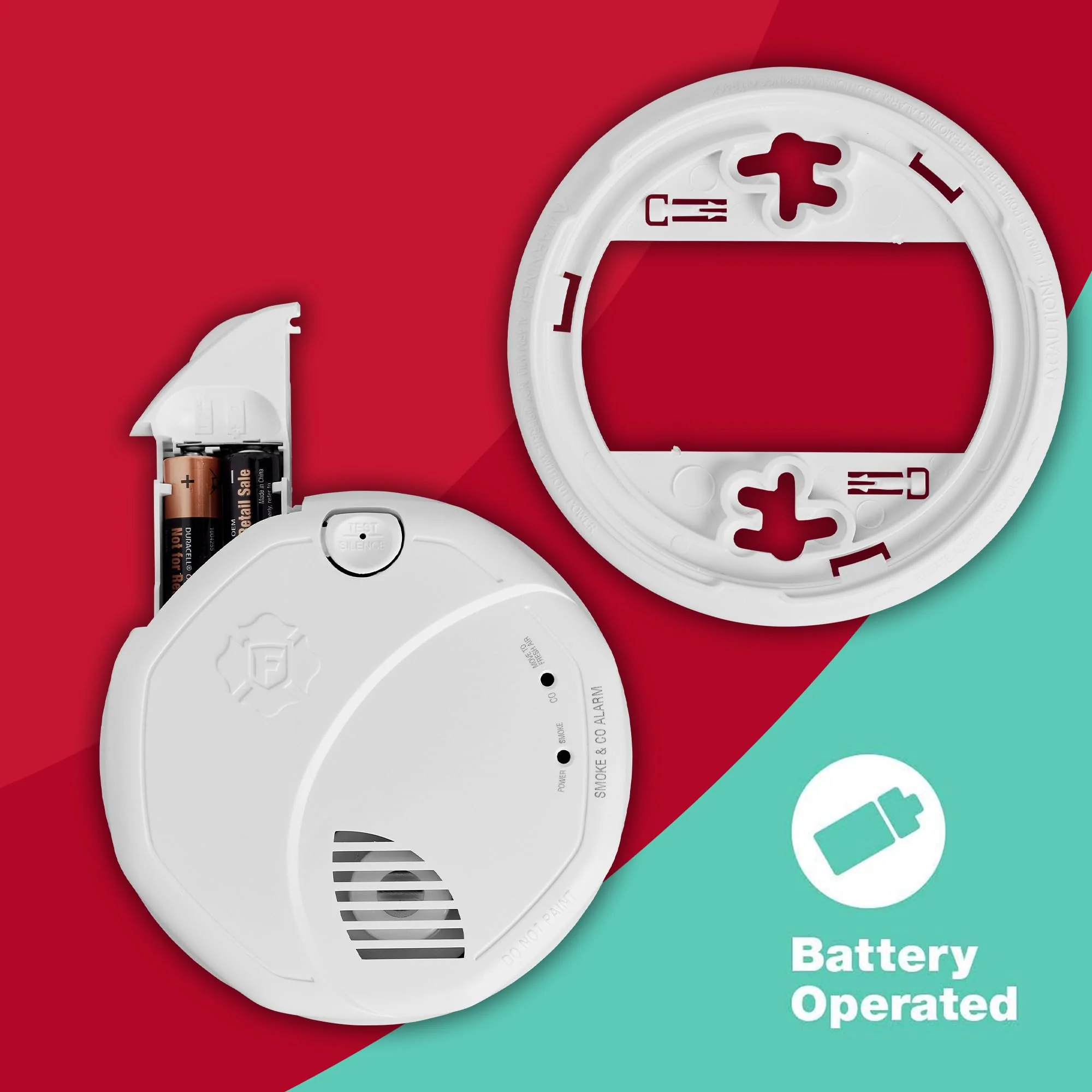 First Alert Battery Powered Z-Wave Smoke Detector & Carbon Monoxide Alarm, Works with Ring Alarm Base Station, 2nd Generation - Image 4
