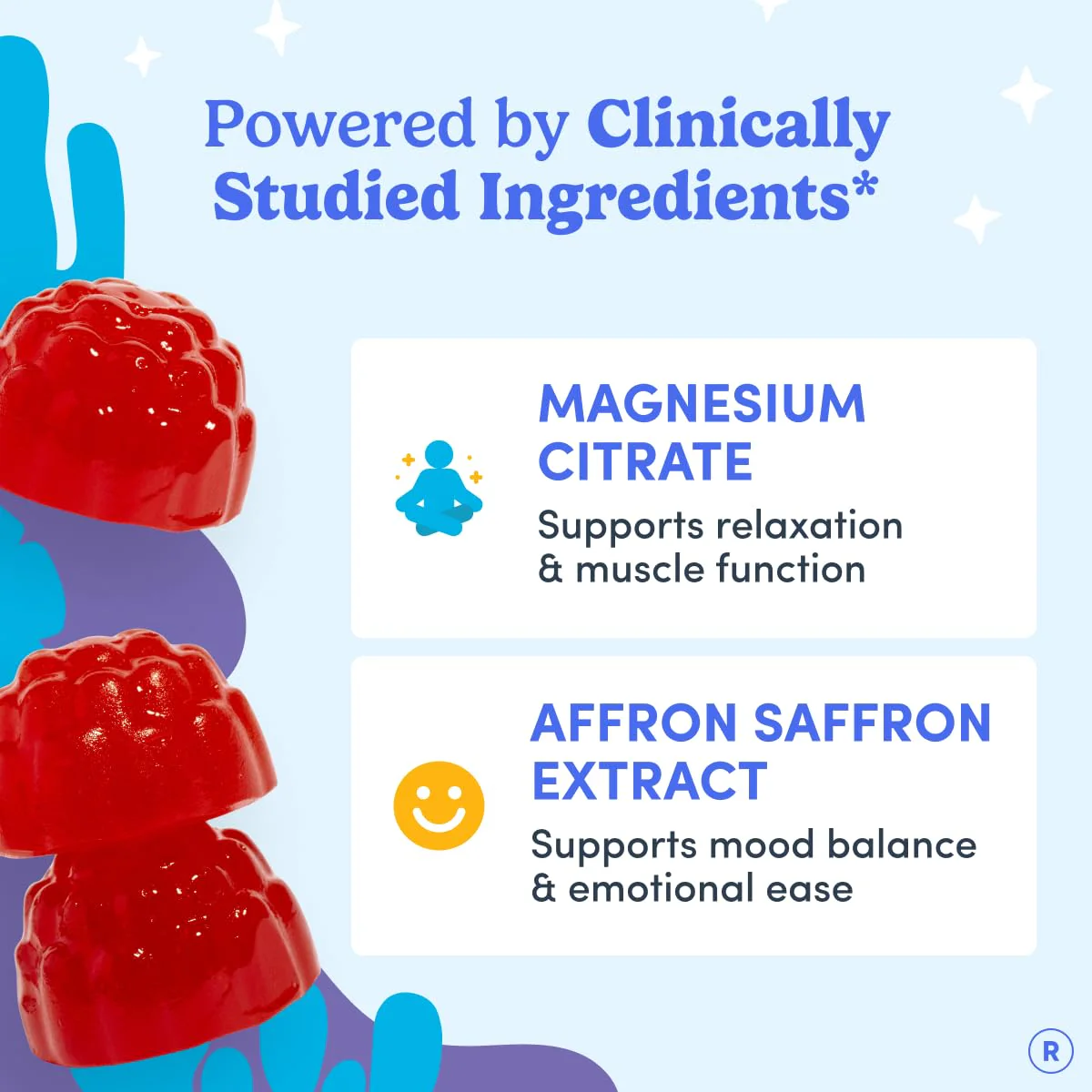 First Day Teens’ Nighttime Reset Calming Magnesium Gummies – Sleep Aid Supports Peaceful Rest, Balanced Mood & Energy – Supplement with Magnesium Citrate, Affron & No Melatonin – 30-Day Supply - Image 6