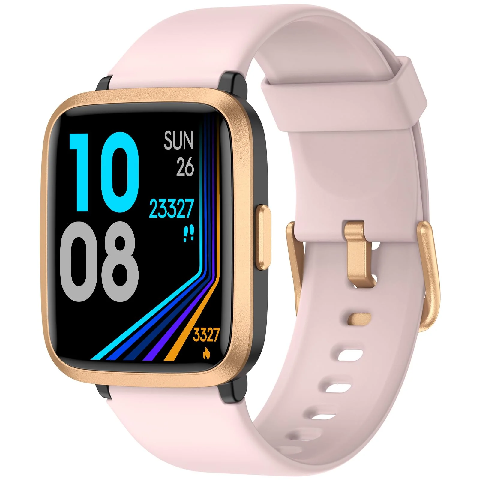 Fitness Tracker Watch with Heart Rate Monitor, Activity Tracker with Pedometer, Sleep Monitor, Calories & Step Counter, 5ATM Waterproof Smart Watch for Women Men Health Fitness Watch for Sports - Image 2