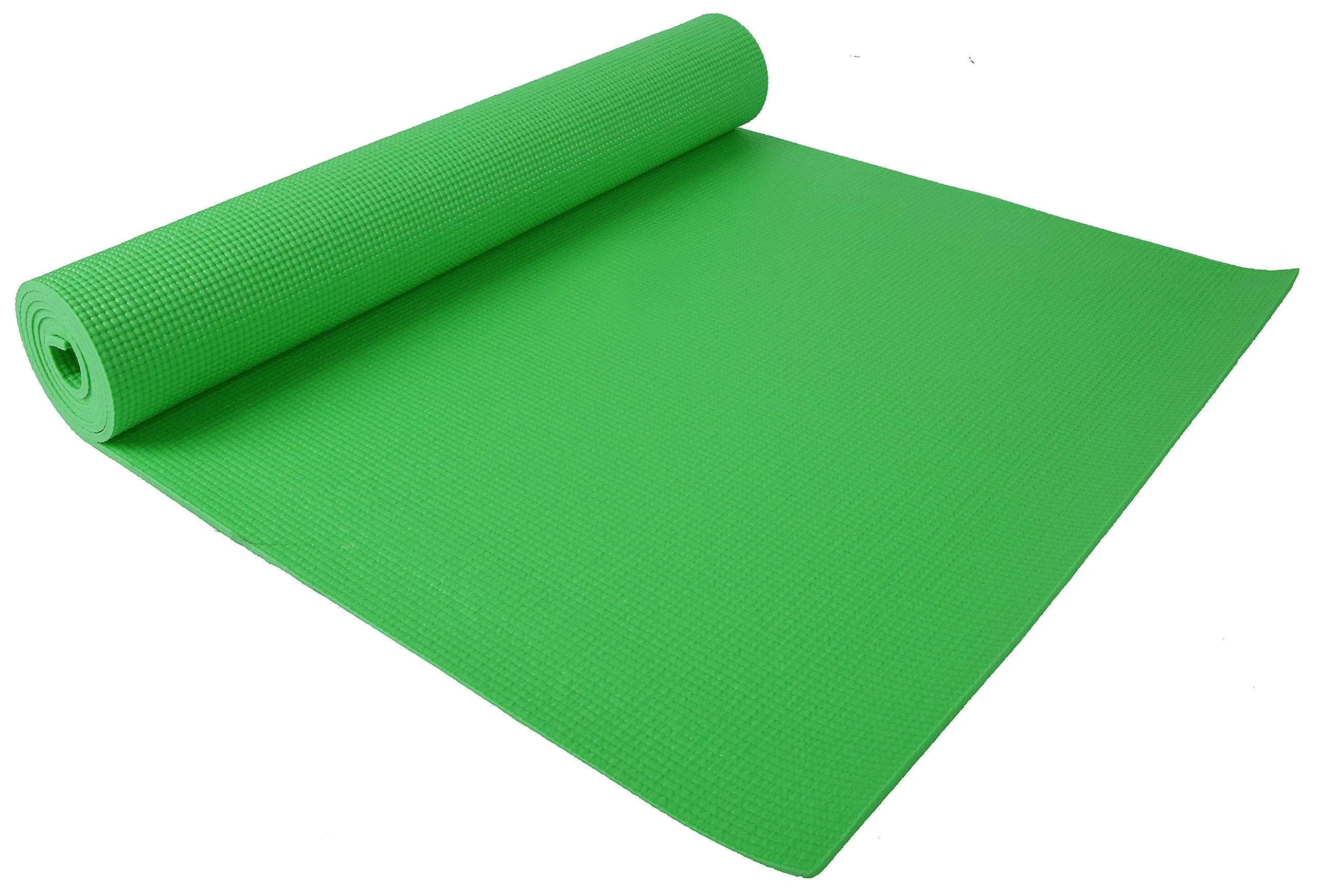 Fitvids 1/4-Inch High Density Thick Non Slip Yoga Mat with Knee Pad and Carrying Strap for Workout, Pilates, Gym Home Exercise, Green - Image 8