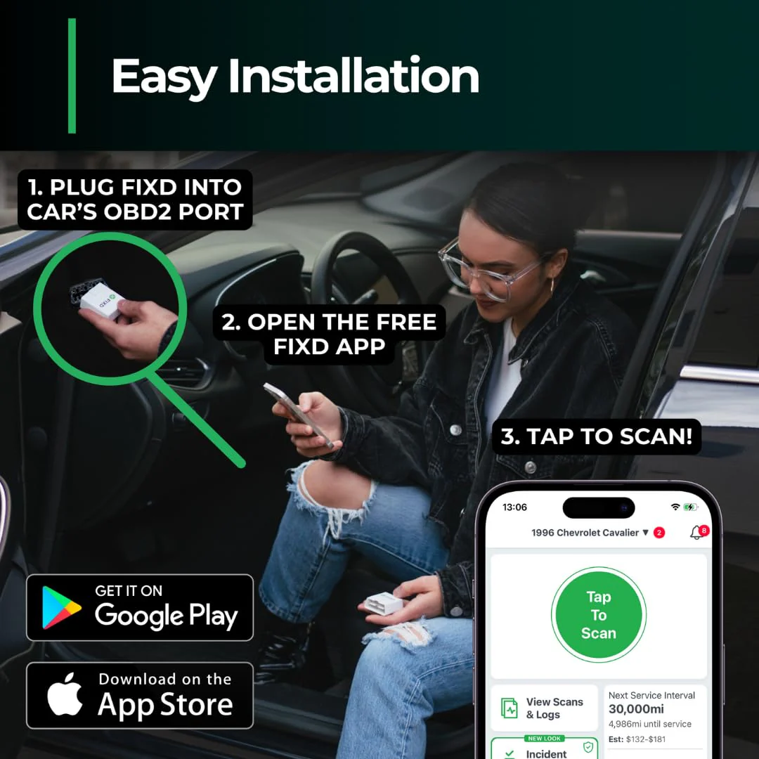 FIXD Bluetooth OBD2 Scanner for iPhone & Android - Diagnostic Scan Tool for Repairs and Car Buying - Check Engine Code Reader & Enhanced Codes - (1 Pack w/Free 14-Day FIXD Premium Bundle) - Image 10