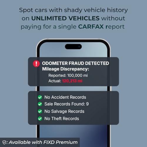 FIXD Bluetooth OBD2 Scanner for iPhone & Android - Diagnostic Scan Tool for Repairs and Car Buying - Check Engine Code Reader & Enhanced Codes - (1 Pack w/Free 14-Day FIXD Premium Bundle) - Image 3