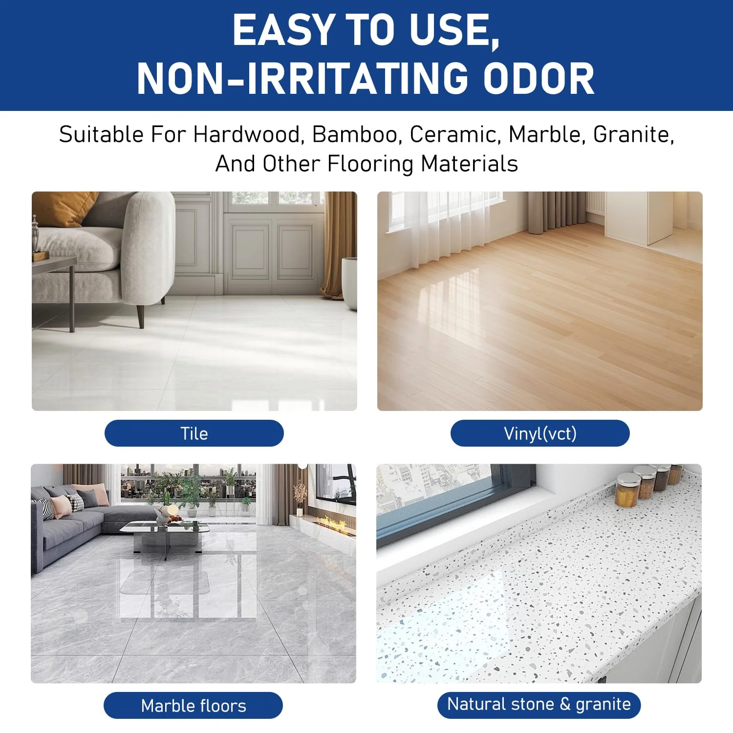 Flaurix 2Pcs Floor Restore Cleaner & Polish,High Solid Content Floor Polish For Shine Renewal & Protective Layer,Helps Conceal Small Scratches,Quick-Drying Protective Finish For Tile,Shine Wood-300ml - Image 6
