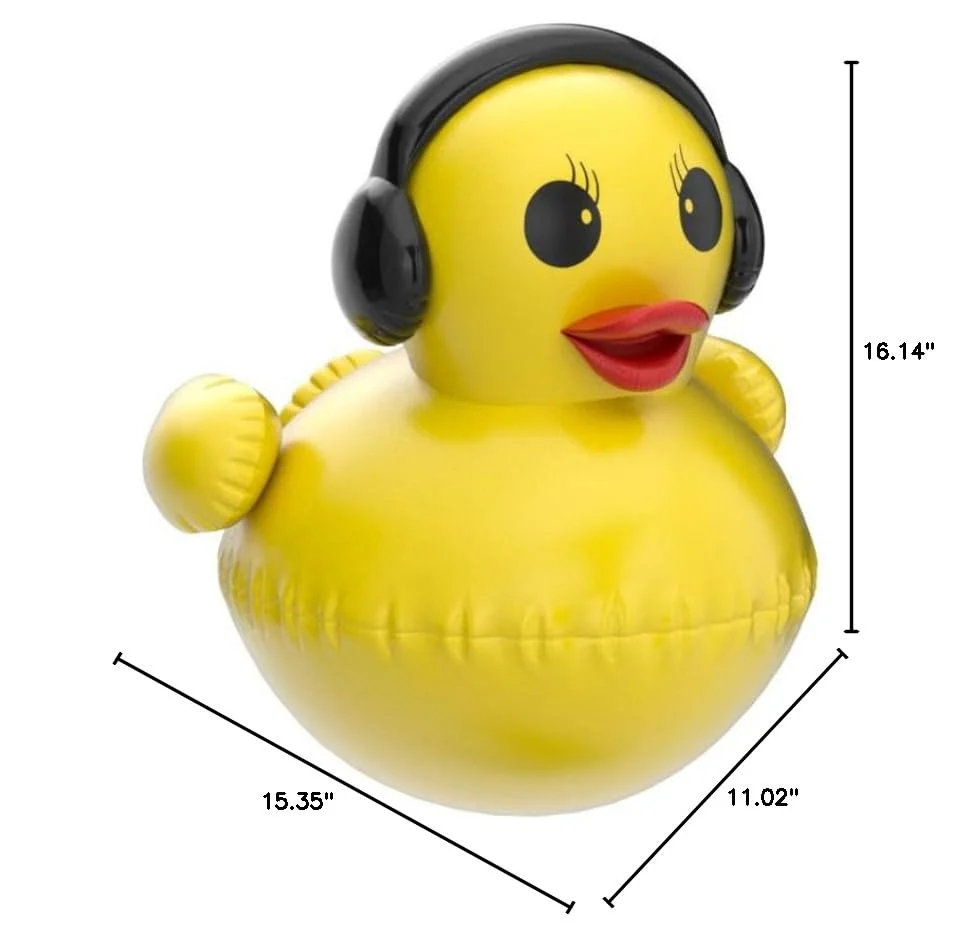 Floating Solar Pool Lights, 16 inch Waterproof Pool Lights that Float, Light up LED Pool Accessories, Glow Duck Pool Light, Inflatable Solar Floating Light for Pools,Pond,Hot tub,Party-2pcs - Image 2