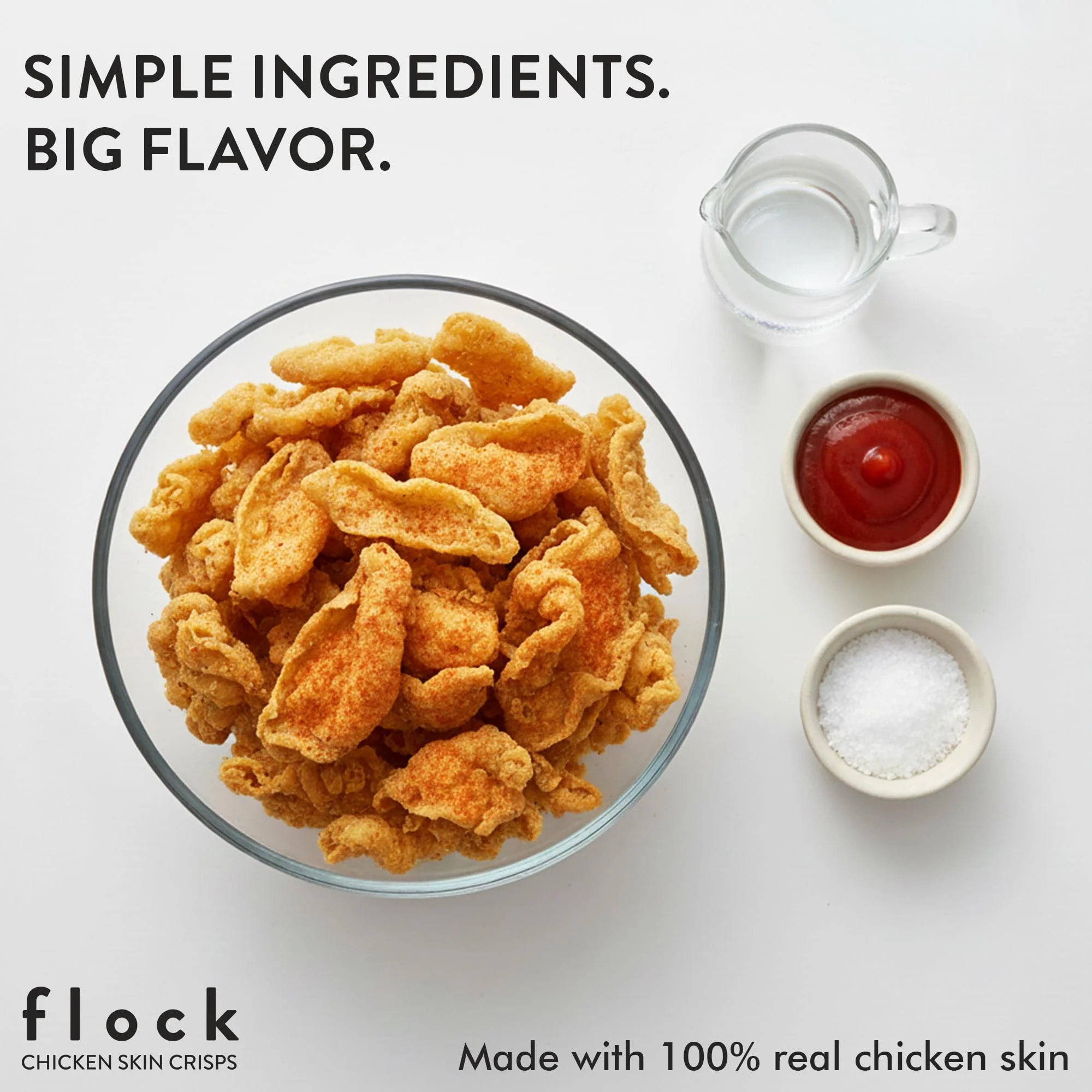 Flock Keto Chicken Skin Chips | Hattie Bs Nashville Hot Flavor | Keto Friendly, Low Carb, High Protein, Flavor Packed, Gluten Free Single Serve Snack | (2.5oz) 4-Pack - Image 5