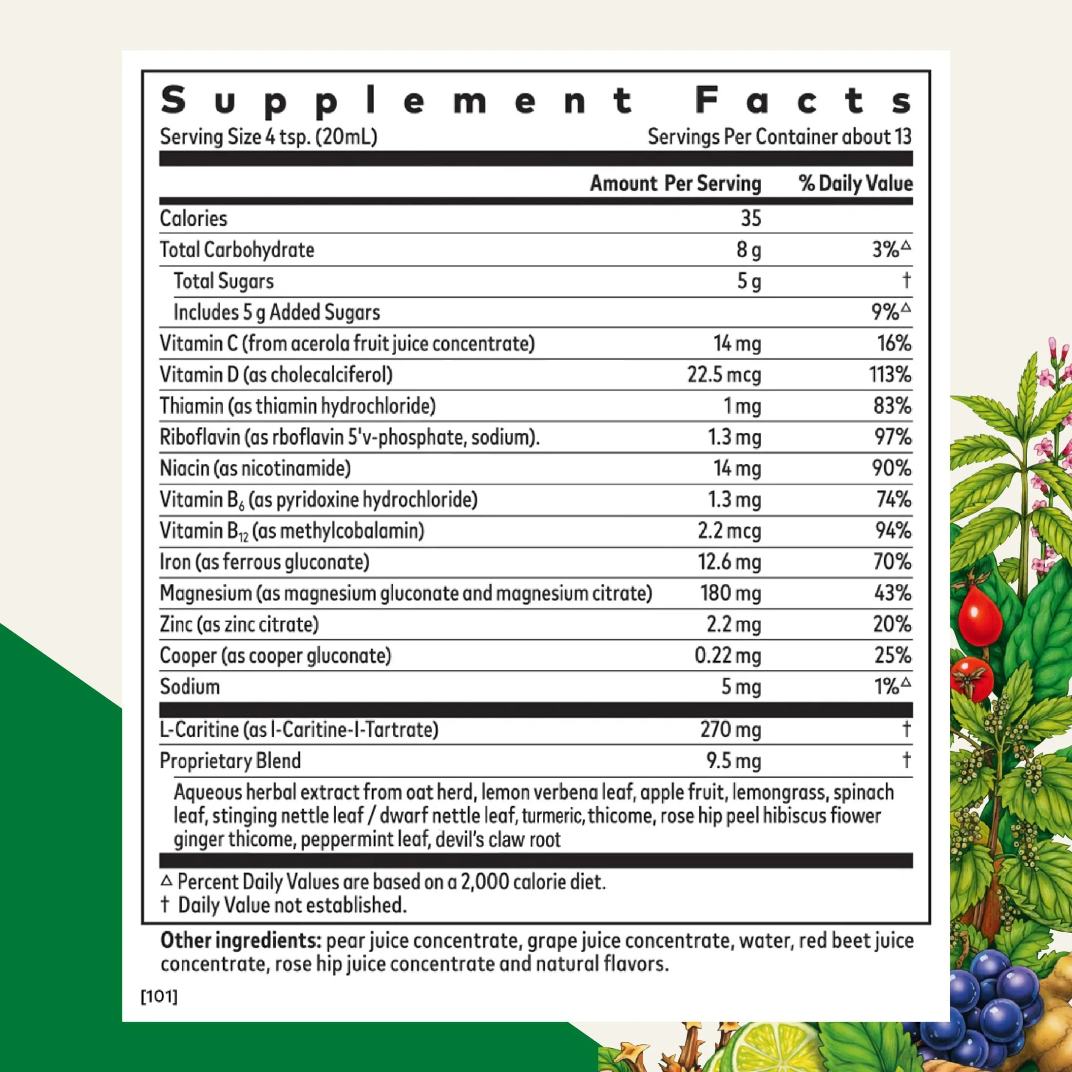 Floradix Iron Sport Liquid Mineral & Vitamin Formula - Daily Nutrition & Energy Support* - Sports Nutrition with Iron, B Vitamins & More - Vegan & Non-GMO - 8.5 fl oz - Image 9