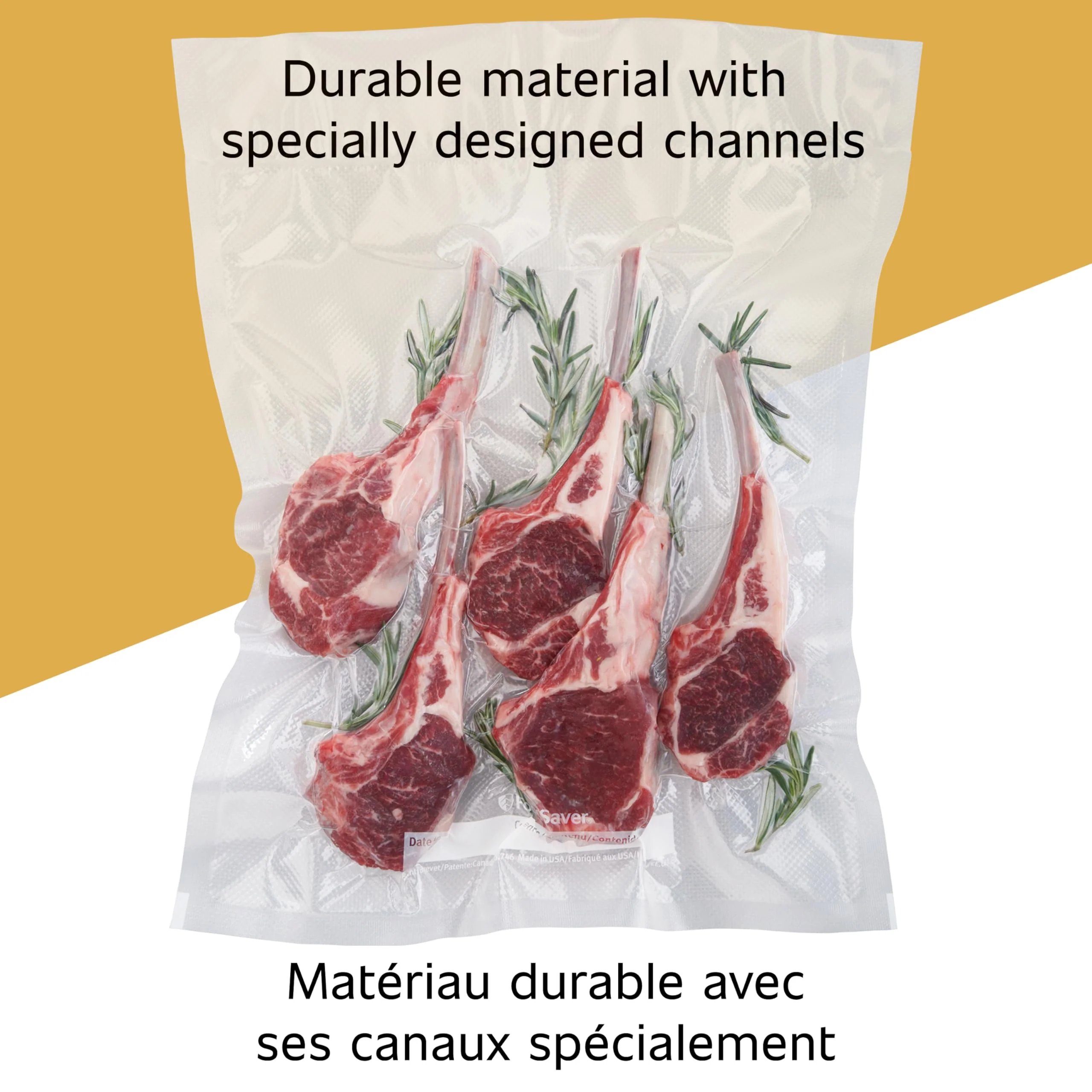 FoodSaver 8" and 11" Vacuum Seal Rolls Multipack | Make Custom-Sized BPA-Free Vacuum Sealer Bags - Image 4