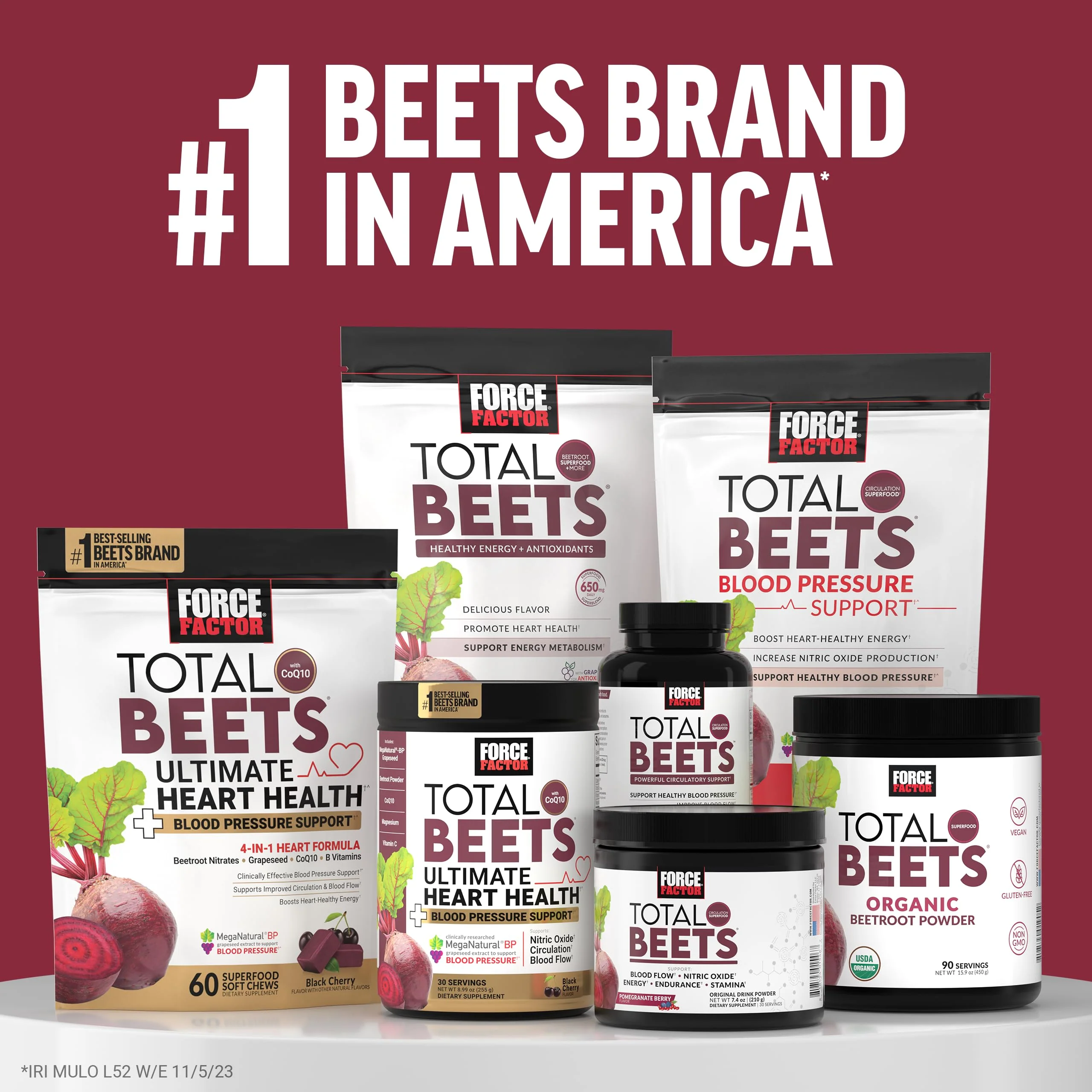 Force Factor Total Beets Organic Beetroot Powder, Superfood to Boost Daily Nutrition, USDA Organic, Vegan, Gluten-Free, and Non-GMO Beet Supplement, Unflavored, 180 Servings, 2-Pack - Image 4
