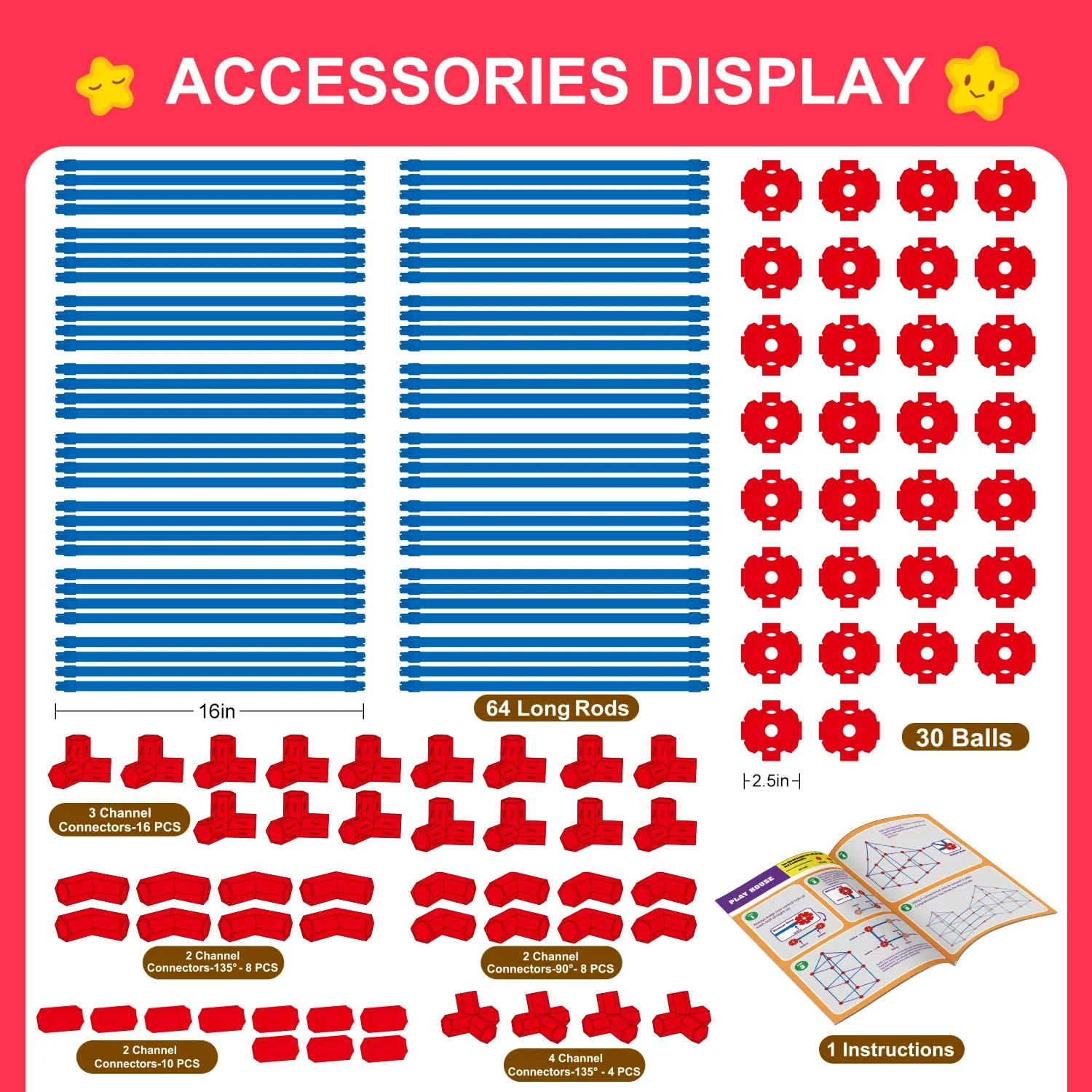 Fort Building Kit for Kids,STEM Construction Toys, Christmas & Birthday Gift for 4 5 6 7 8 9 10 11 12 Years Old Boys and Girls,Ultimate Creative Set for Indoor & Outdoors Activity,140 Pcs,Original - Image 4