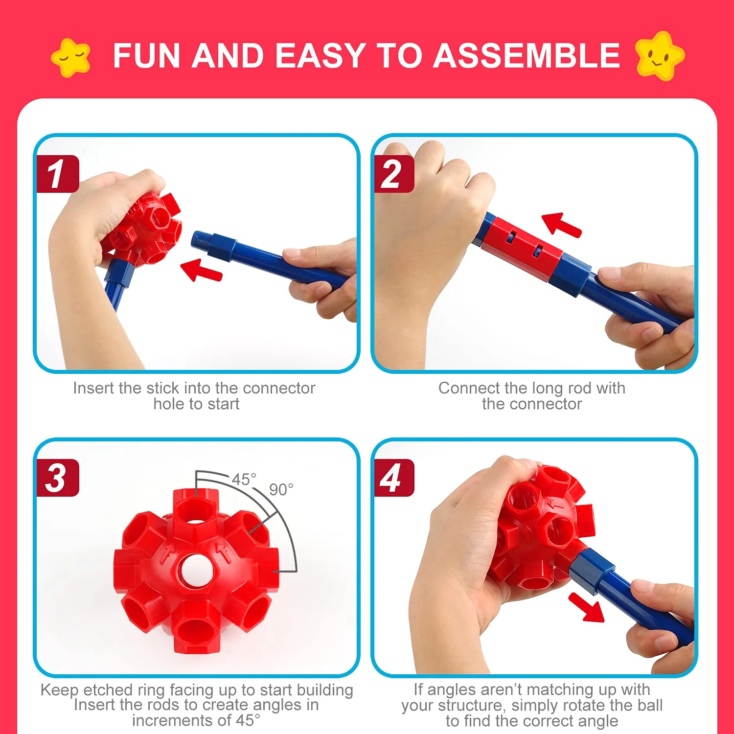 Fort Building Kit for Kids,STEM Construction Toys, Christmas & Birthday Gift for 4 5 6 7 8 9 10 11 12 Years Old Boys and Girls,Ultimate Creative Set for Indoor & Outdoors Activity,140 Pcs,Original - Image 7