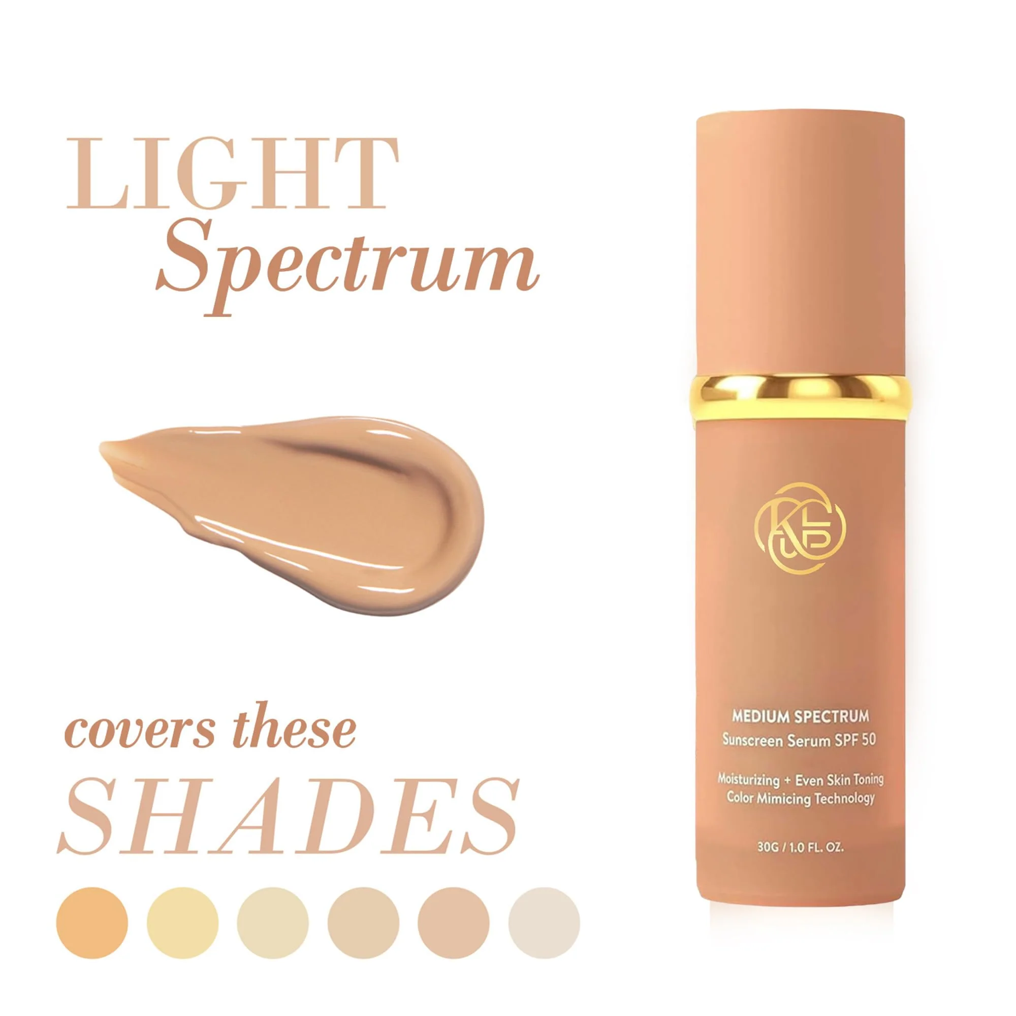 Foundation 4 in 1 - Medium Spectrum with SPF 50+ Inspired, Hydrating Color Changing Foundation Makeup Liquid - Longwearing & Waterproof for Sport, Dancing (Natural Color) - Image 6