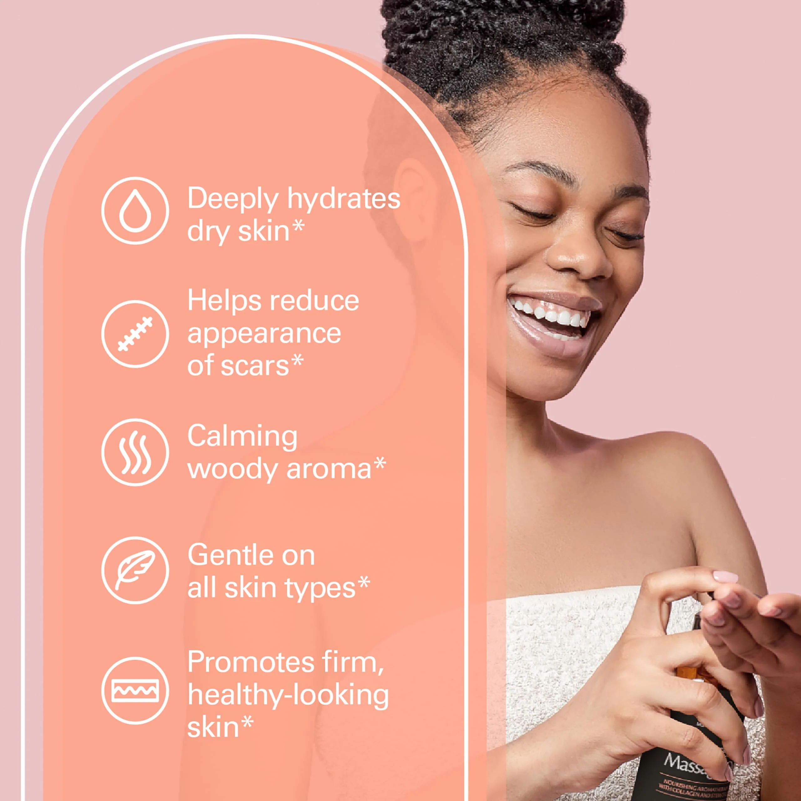 Frankincense Essential Massage Oil for Scars, Stretch Marks & Fine Lines, Firming, Hydrating, Smoothing & Calming Formula with Collagen, Stem Cells, Lavender & Grapefruit, 8 fl oz, by M3 - Image 9
