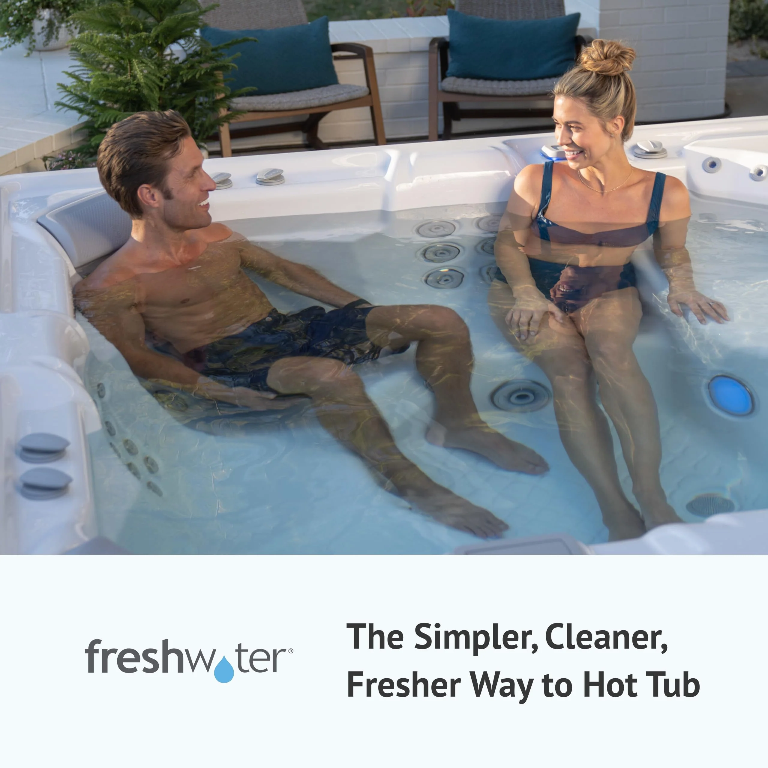 FreshWater Salt System Cartridge - Water Treatment Replacement Cartridge for Spas & Hot Tubs - Easy Maintenance - Supports Natural-Feeling Water to Help Prevent Dry Eyes & Itchy Skin (3 Pack) - Image 2