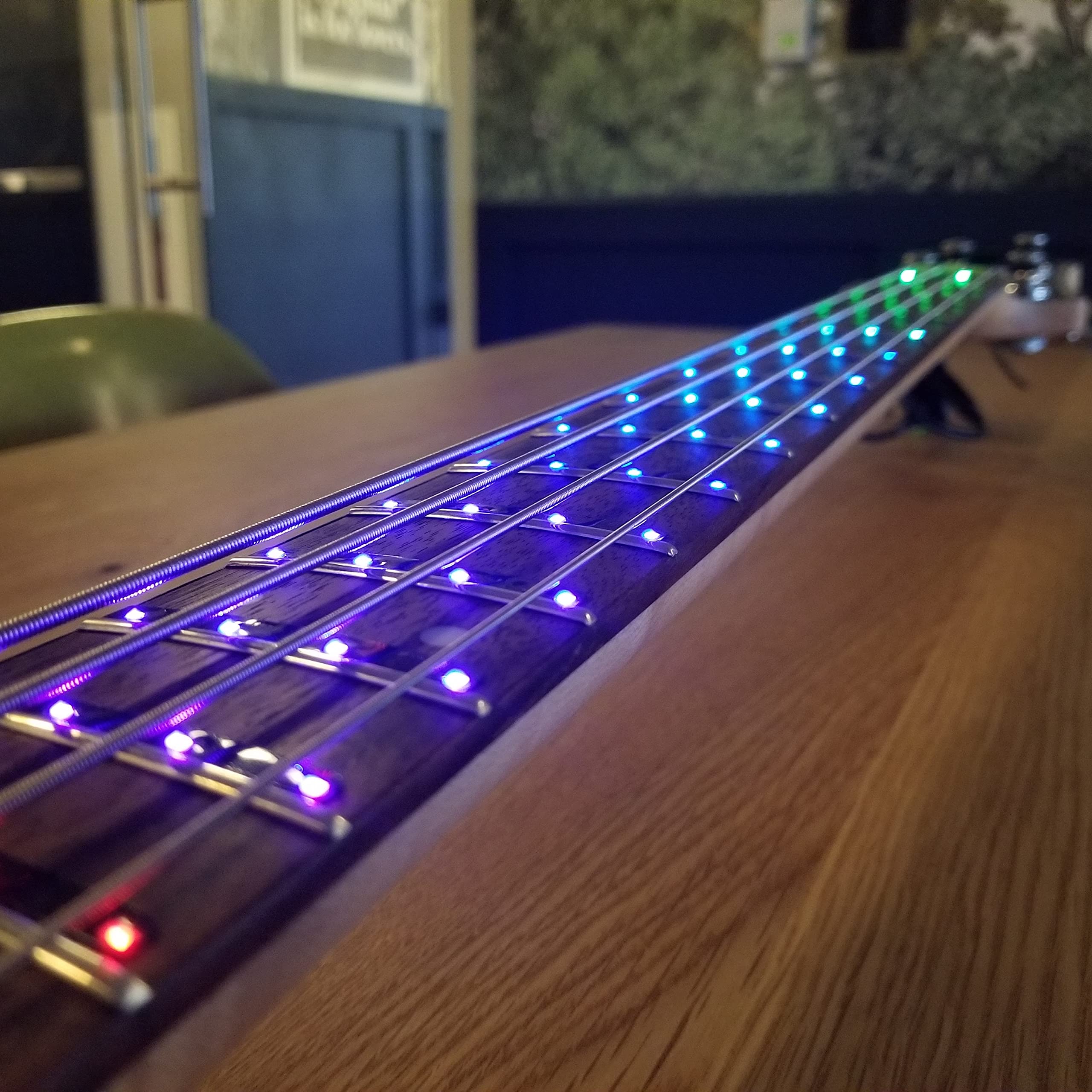 Fret Zealot LED Bass Guitar Fretboard Lights Learning Accessory - EASIEST and BEST Method to Learn To Play Bass Guitar for All Levels, Fits All FULL SIZE Bass Guitars, IOS & Android App included - Image 2
