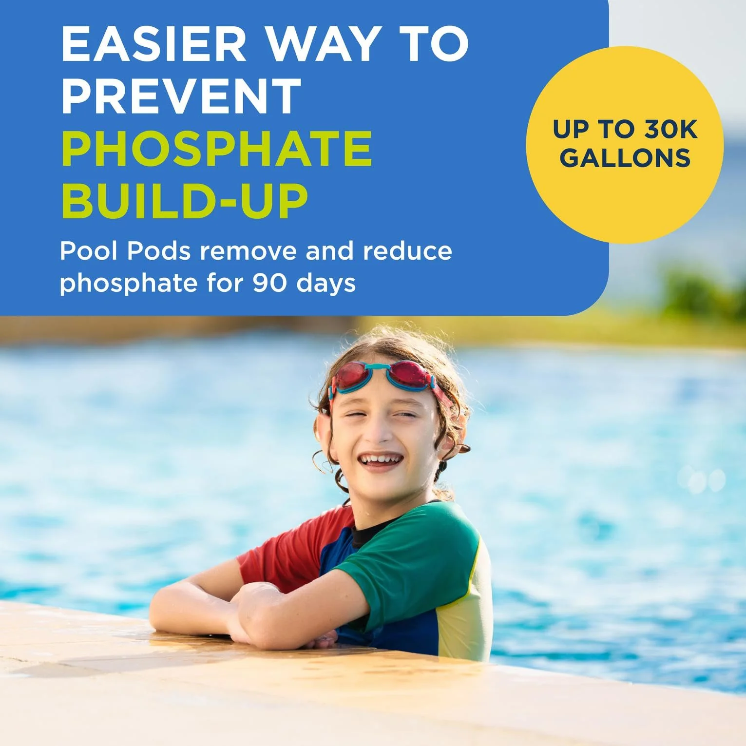 FROG 90-Day Goodbye Phos - Dry Formula Phosphate Remover for Pools up to 30,000 Gallons - Pool Maintenance & Treatment - No More Phos - 3 Pods - Image 8