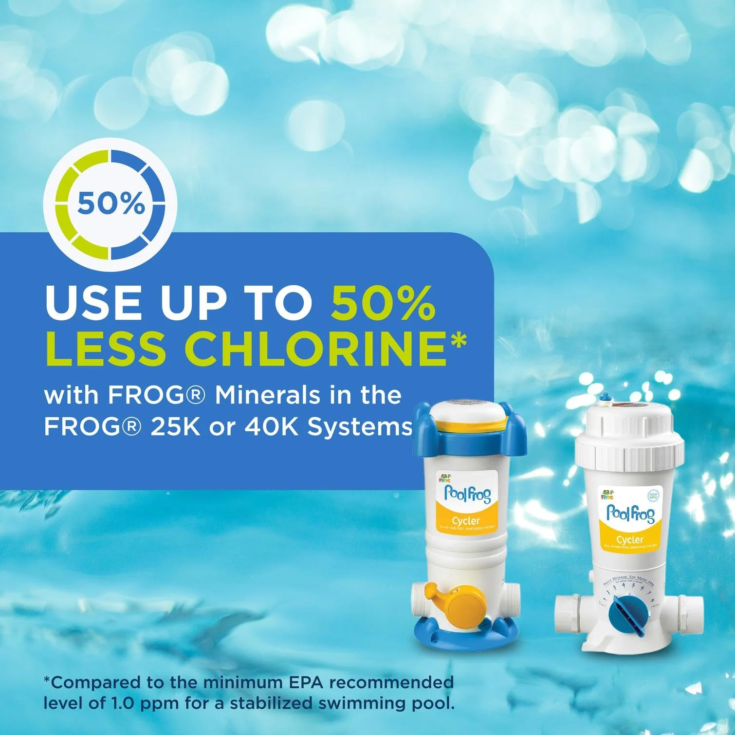 FROG Bac Pac Replacement Chlorine Cartridges for use with Pool FROG Model 5400 and 6100 Cyclers - Prefilled for Easy & Convenient Pool Sanitizing & Water Care - 3 Pack - Image 6