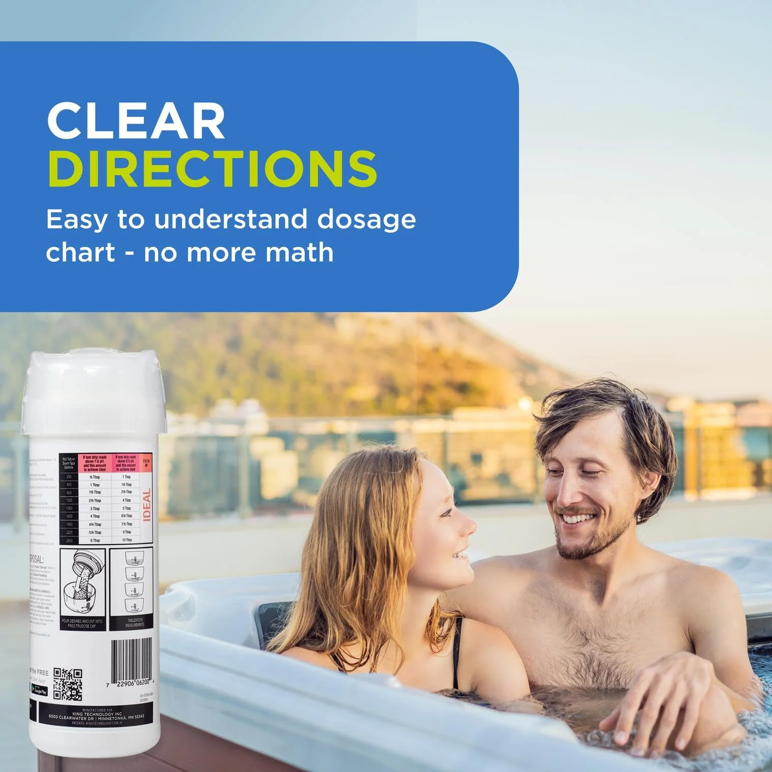 FROG DropH pH and Total Alkalinity Decreaser for Hot Tubs and Swim Spas - 3 lb Bottle with TruDose Measuring Cap for Easy Maintenance & Balancing - 1 Pack - Image 6