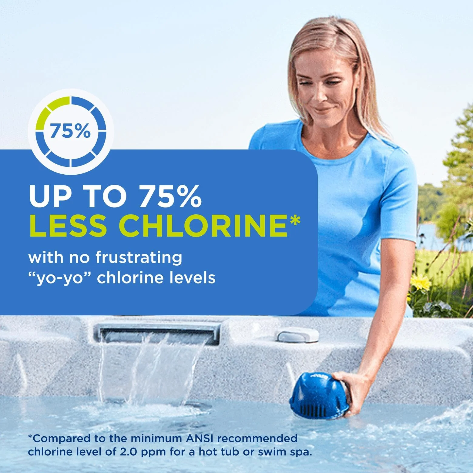 FROG @Ease Replacement SmartChlor Cartridge 3 Pack with Total Alkalinity Increaser & 1 Pack of Maintain for use with Hot Tub FROG @Ease Floating System - Image 6