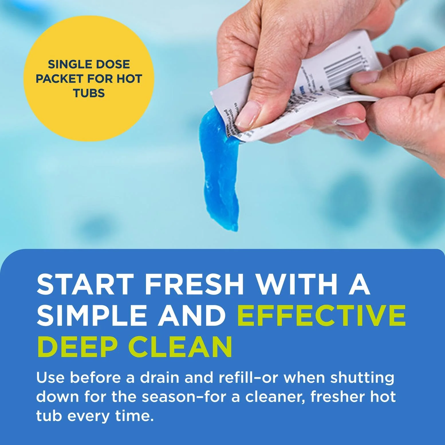 FROG Pipe & Jet Cleanser for Hot Tubs - Single Dose Deep Clean Purge Cleaner Packets for Clear Water - Prefilled for Hot Tubs to 600 Gallons - 2 Pack - Image 8
