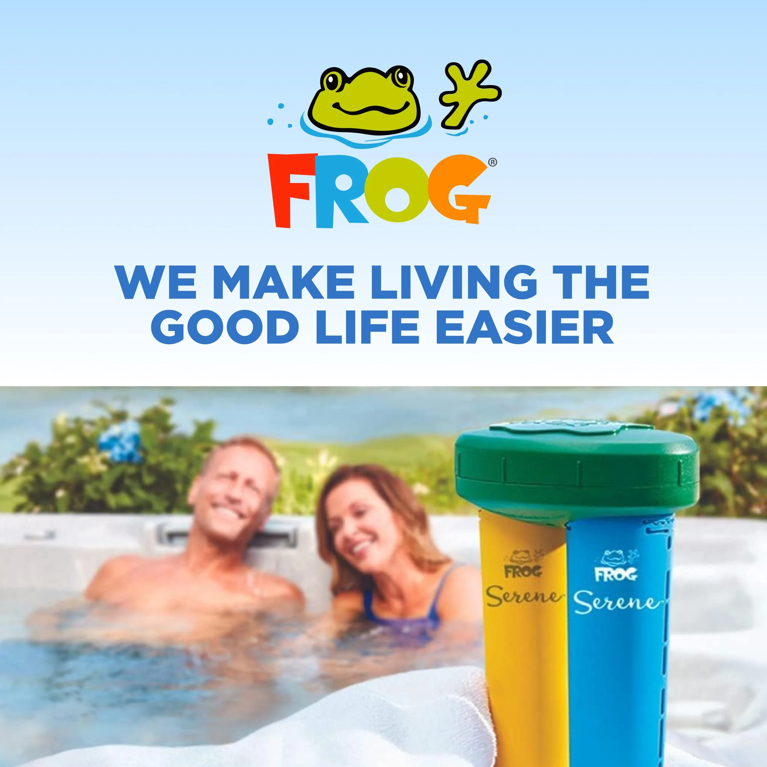 FROG Serene Replacement Mineral Cartridges for use with Hot Tub FROG Serene Floating Sanitizing System - Prefilled for Quick & Easy Hot Tub Maintenance - 2 Pack - Image 2