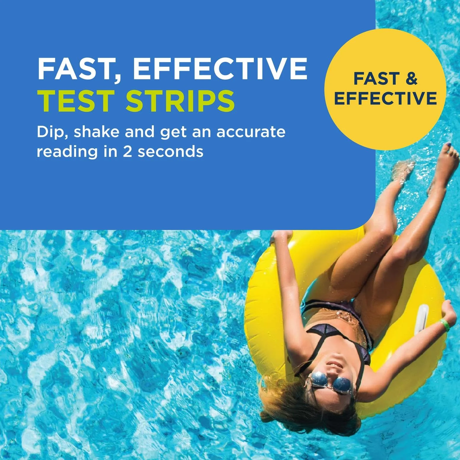 FROG Test Strips for Pools and Hot Tubs - Accurate Indicator for Free Chlorine or Bromine Levels, pH, Total Alkalinity and Total Hardness - Easy Water Testing - 50 Test Strips - 2 Pack - Image 8