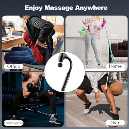 Fronnor Massage Gun with Extended Handle Revolutionary U-Shaped Back Massager for Pain Relief Deep Tissue Body Massager for Neck,Shoulder,Leg-Reach Every Muscle with Ease - Image 2