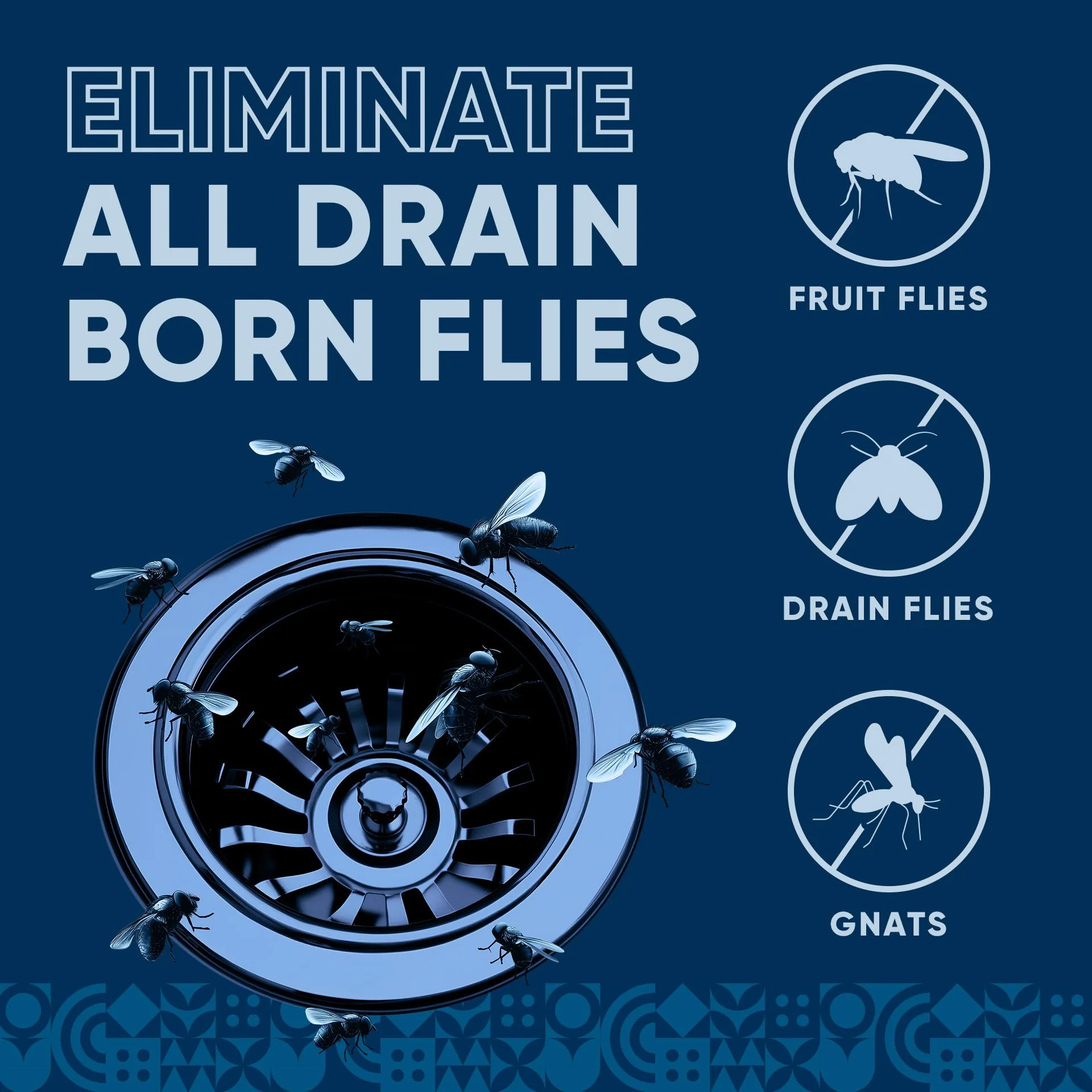 Fruit Fly Drain Treatment | Drain Fly Eliminator | Eliminates Gnats, Sewer Flies and More - Works in All Drains - 256 Fl Oz - Image 9