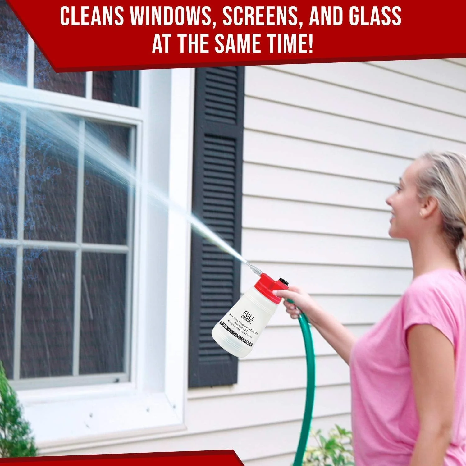 Full Exterior Refill Kit – Crystal Powder Outdoor Cleaner Packets, 16 oz, Each 4 oz Bag Makes Up to 640 fl oz, Non-Toxic, No Scrub, No Rinse Cleaning Solution - Image 6