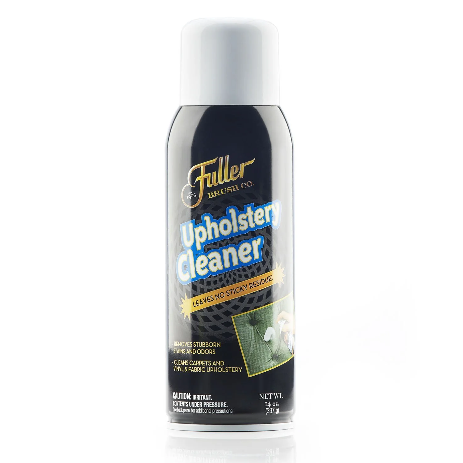 Fuller Brush Upholstery Cleaner – Foaming Multi-Surface Spray for Fabric, Carpet, Vinyl & Car Seats – Removes Stains & Odors Without Residue – Restores & Refreshes – 22 oz (Pack of 1)
