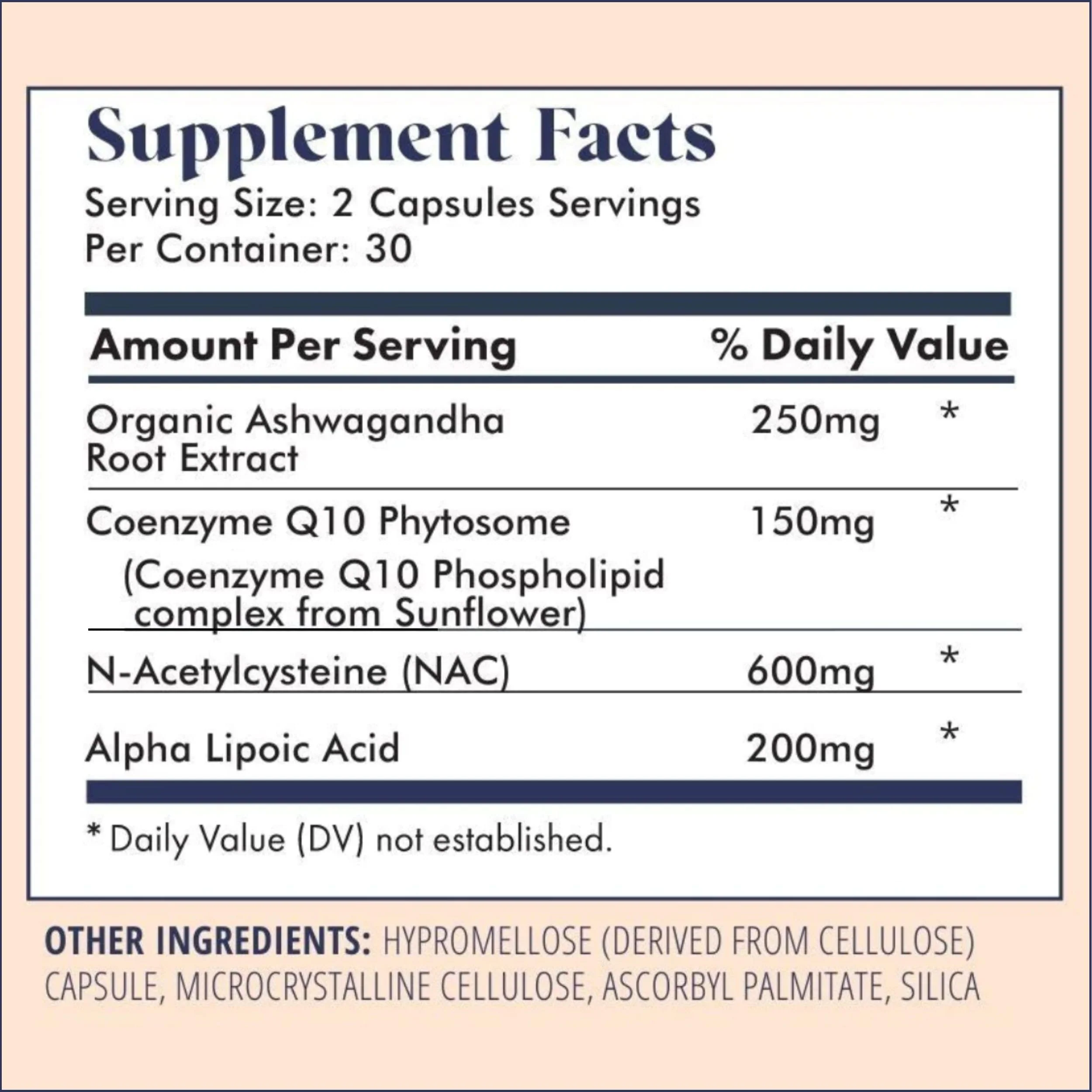 FullWell Fertility Booster - Conception Support for Men & Women - Supports Egg & Sperm Quality - Reproductive Health - CoQ10, Ashwagandha, NAC & ALA - 60 Count (30 Servings) - Image 4