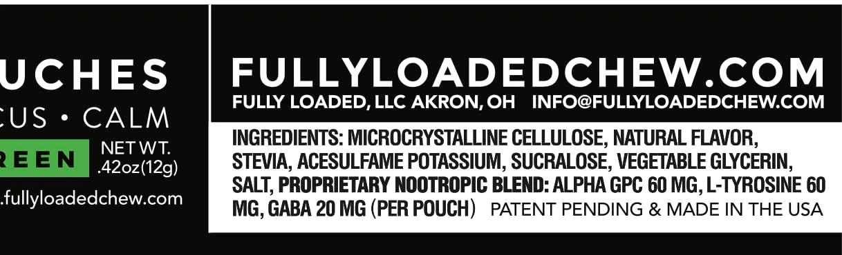 Fully Loaded Alpha Nootropic Pouches (Wintergreen) - 5 Cans - 15 Pouches per can - Effective Nootropic Delivery, Nic Pouch Replacement - Faster Absorption, Alpha GPC, L-Tyrosine, GABA - Image 3