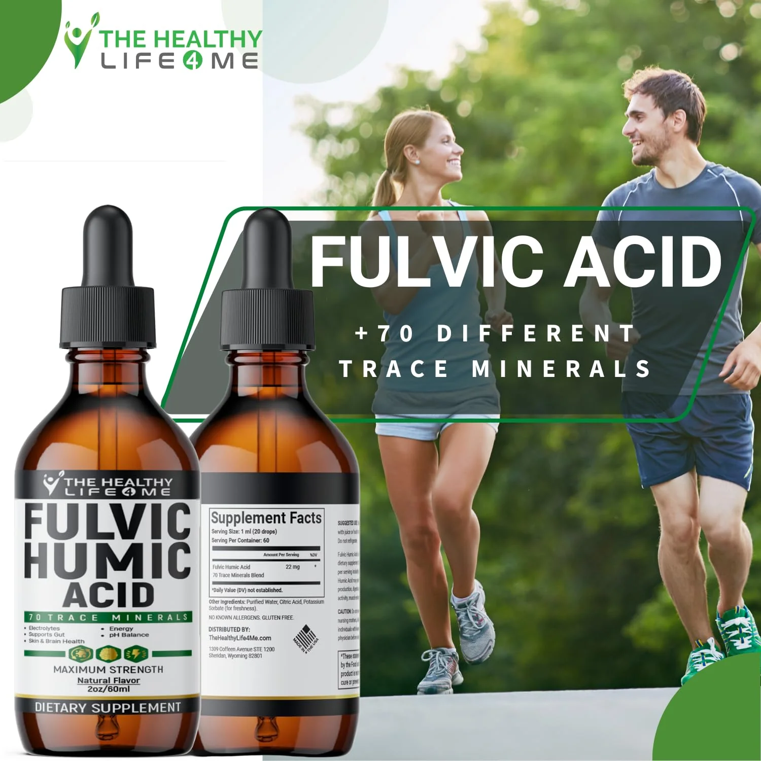 Fulvic Acid 72 + Trace Minerals | Fulvic Humic Acid | Digestion | Hydration | Keto, Dietary Supplement Drop| Energy | pH Balance | 2-Month Supply | The Healthy Life 4 ME - Image 6