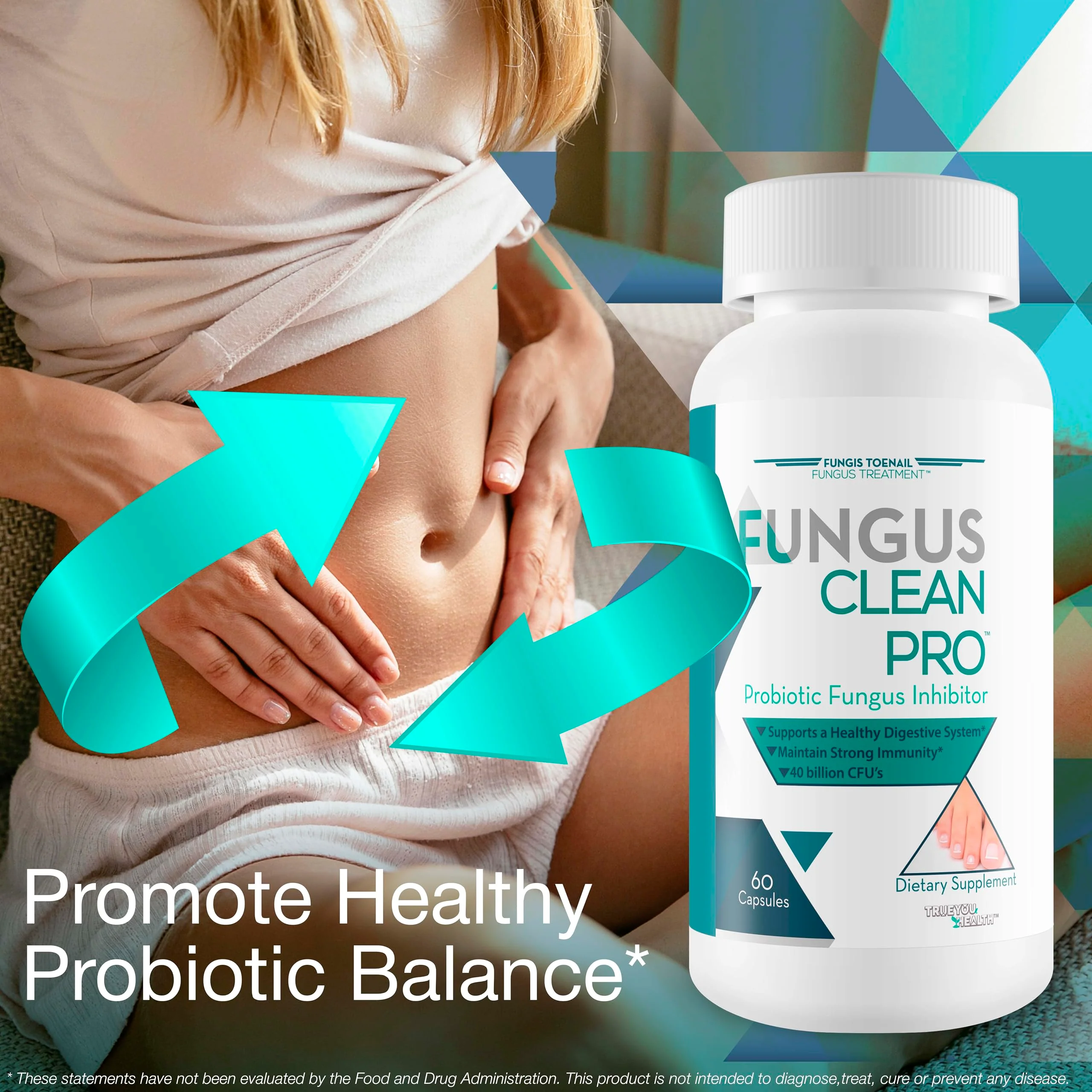 Fungis Toenail Fungus Treatment Fungus Clean Pro - Probiotic Fungus Inhibitor - Fight Off Fungus from The Inside Out with This Powerful Fungus Defense probiotic Protect Your Body from Fungus - Image 5