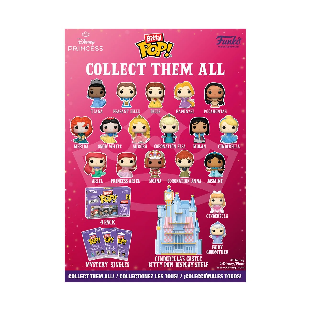 Funko Pop! Bitty Countdown Calendar: Disney Princess - 24 Days of Surprises - Collectible Vinyl Mini Figures - Mystery Box - Gift Idea - Holiday Present for Kids - Christmas or Birthday Countdown - Image 10