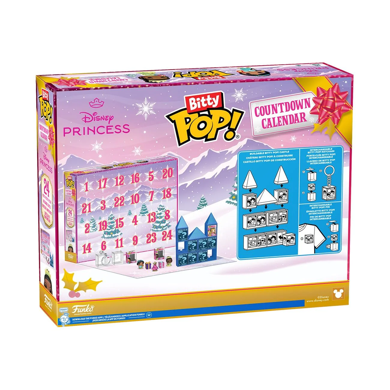 Funko Pop! Bitty Countdown Calendar: Disney Princess - 24 Days of Surprises - Collectible Vinyl Mini Figures - Mystery Box - Gift Idea - Holiday Present for Kids - Christmas or Birthday Countdown - Image 11