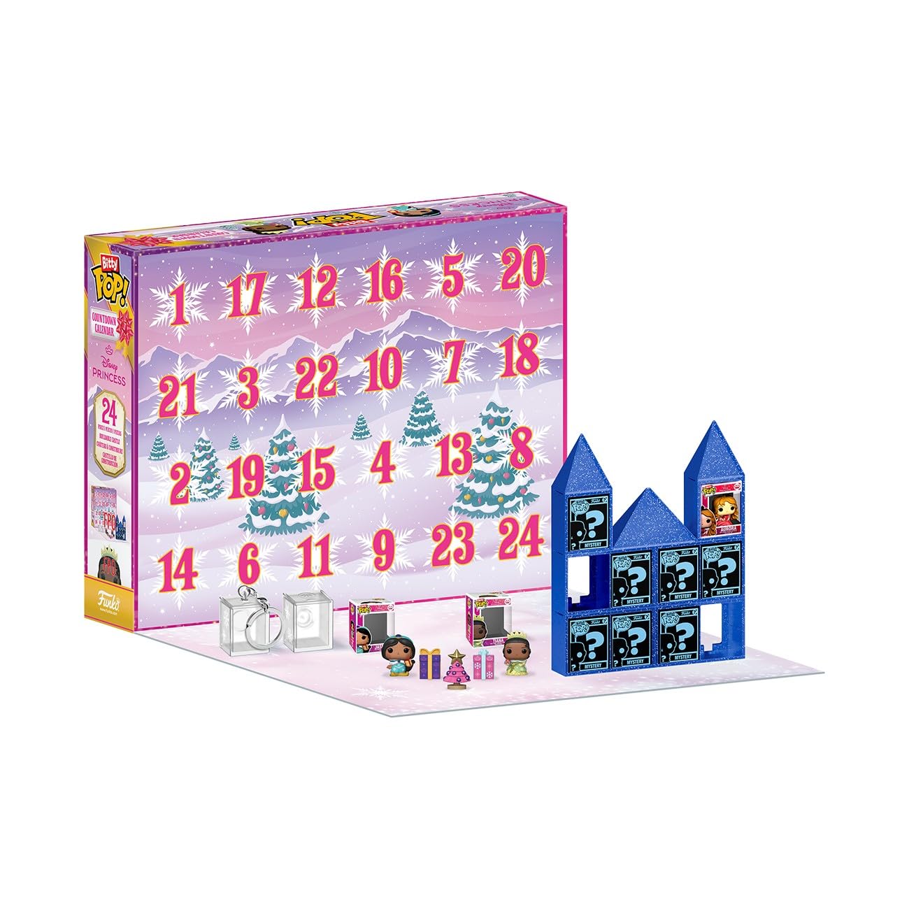 Funko Pop! Bitty Countdown Calendar: Disney Princess - 24 Days of Surprises - Collectible Vinyl Mini Figures - Mystery Box - Gift Idea - Holiday Present for Kids - Christmas or Birthday Countdown - Image 12