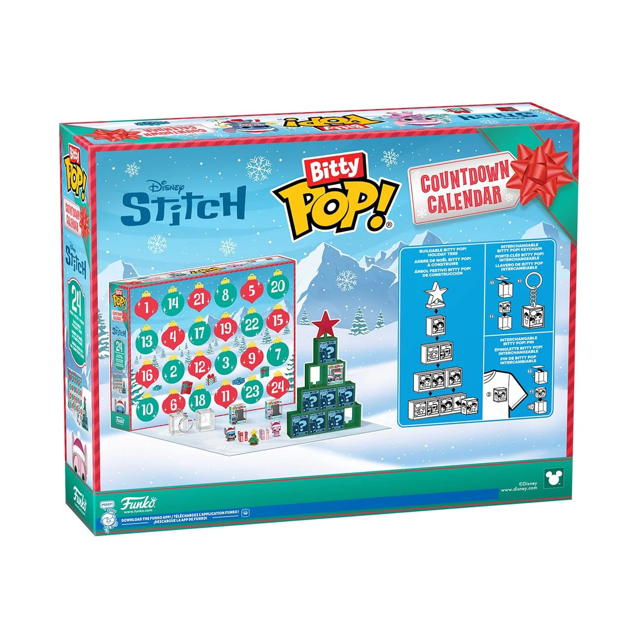 Funko Pop! Bitty Countdown Calendar: Stitch Holiday - 24 Days of Surprises - Collectible Vinyl Mini Figures - Mystery Box - Gift Idea - Holiday Present for Kids - Christmas or Birthday Countdown - Image 11
