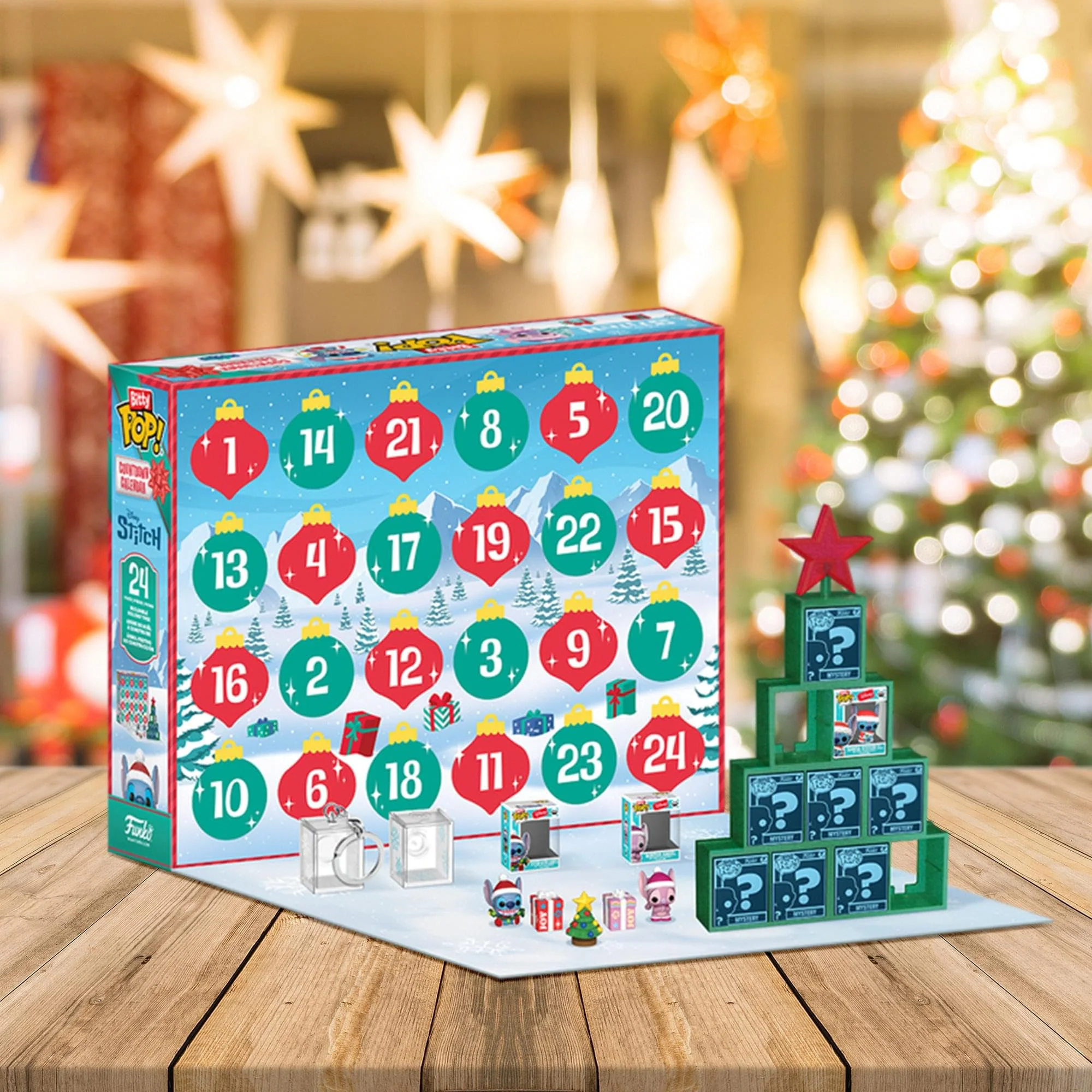 Funko Pop! Bitty Countdown Calendar: Stitch Holiday - 24 Days of Surprises - Collectible Vinyl Mini Figures - Mystery Box - Gift Idea - Holiday Present for Kids - Christmas or Birthday Countdown - Image 13