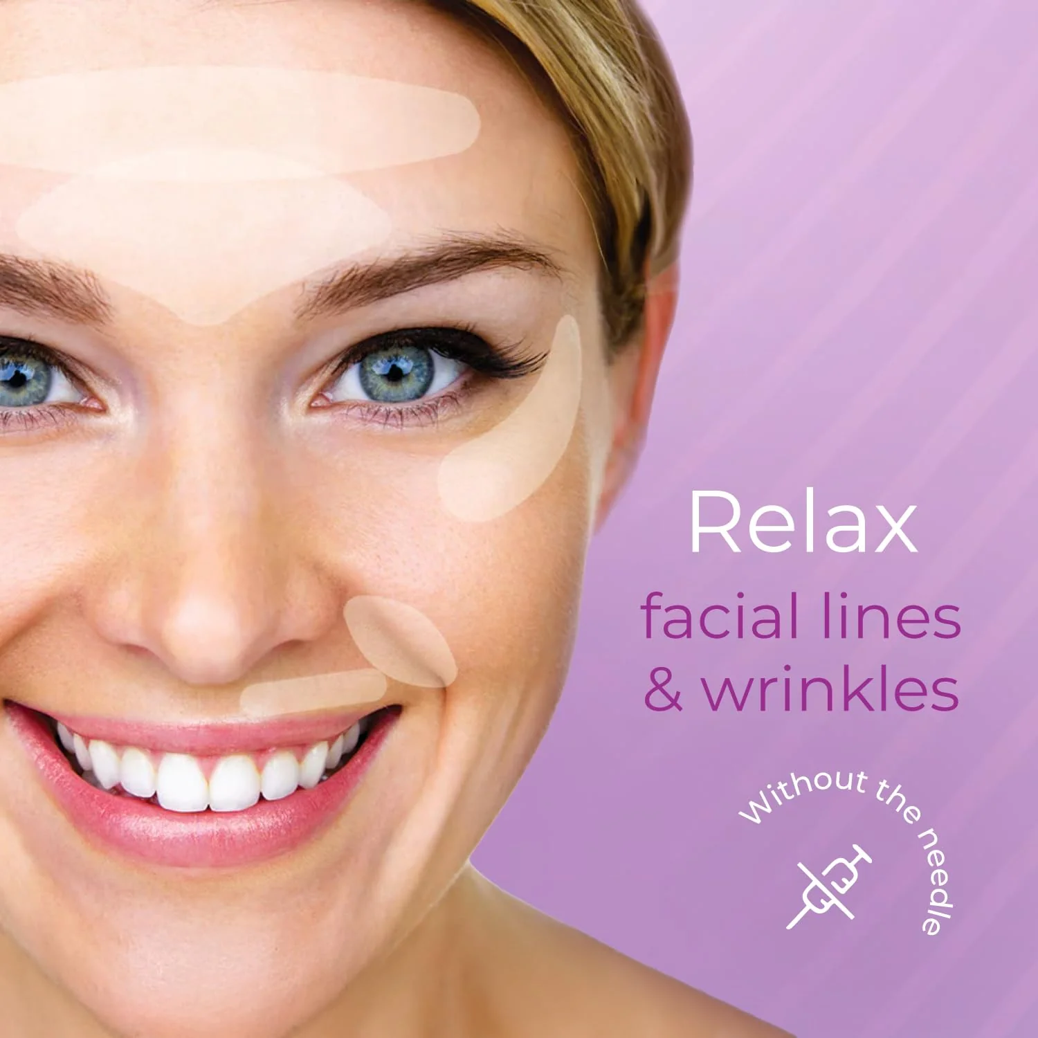 Furlesse Elevens Wrinkle Patches, Relax Fine Lines, Non-Invasive Anti-Wrinkle Tape for Frown Lines, Anti-Aging Skincare, 30-Count, 30-Day Use - Image 3