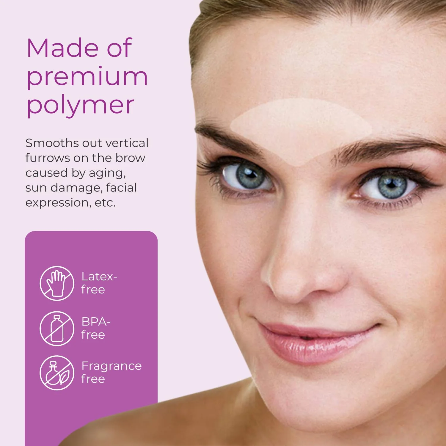 Furlesse Elevens Wrinkle Patches, Relax Fine Lines, Non-Invasive Anti-Wrinkle Tape for Frown Lines, Anti-Aging Skincare, 30-Count, 30-Day Use - Image 6