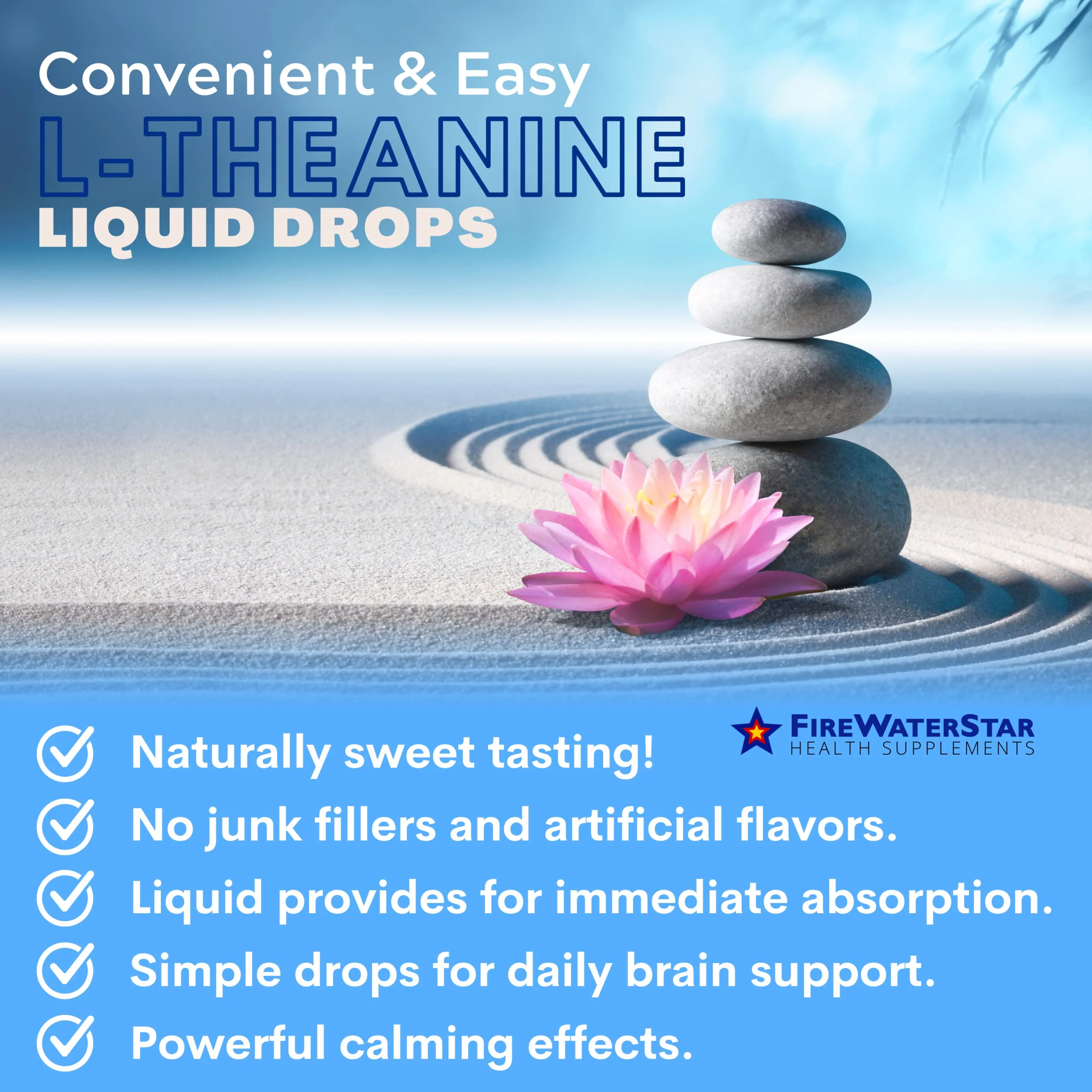 FWS L Theanine Liquid Drops, 200mg 99% Pure Bioactive L-Theanine, Organic, Natural, Vegan, Non GMO Helps to Promote Calmness, Relaxation, Improved Mood, Restful Sleep, for Adults and Kids - Image 5