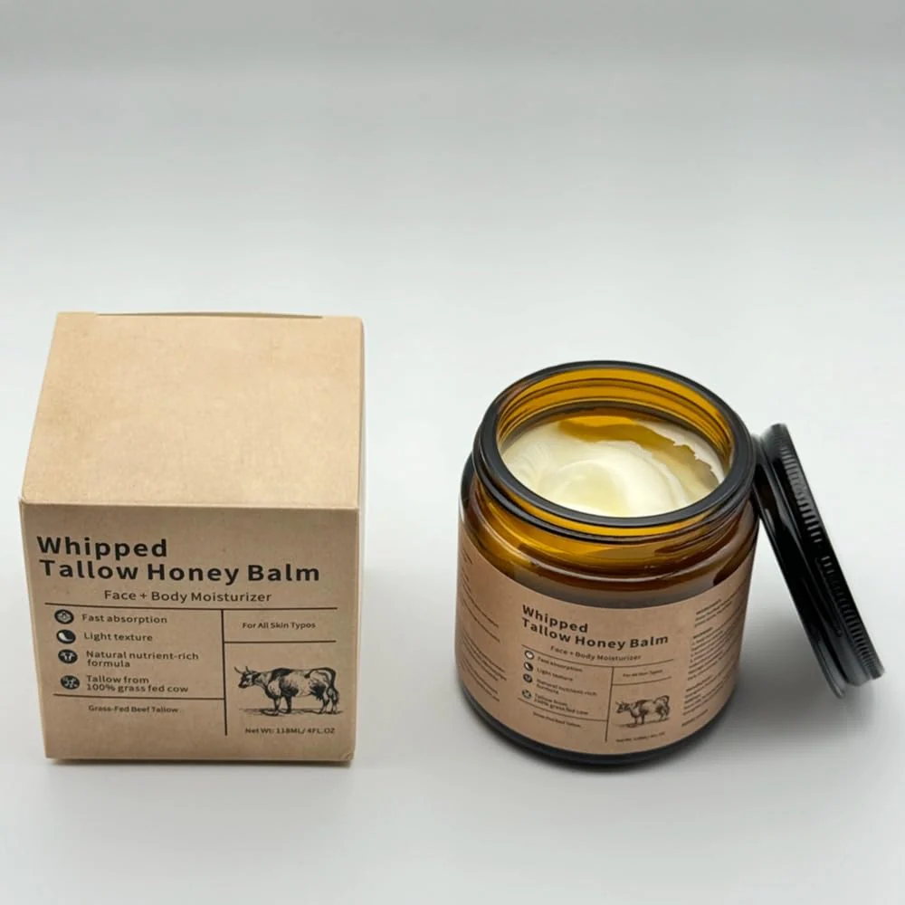 GAHQB Whipped Beef Tallow Balm for Skin : Grass-Fed Beef Tallow Moisturizer For Face and Body, Tallow Cream 4 oz - Image 2