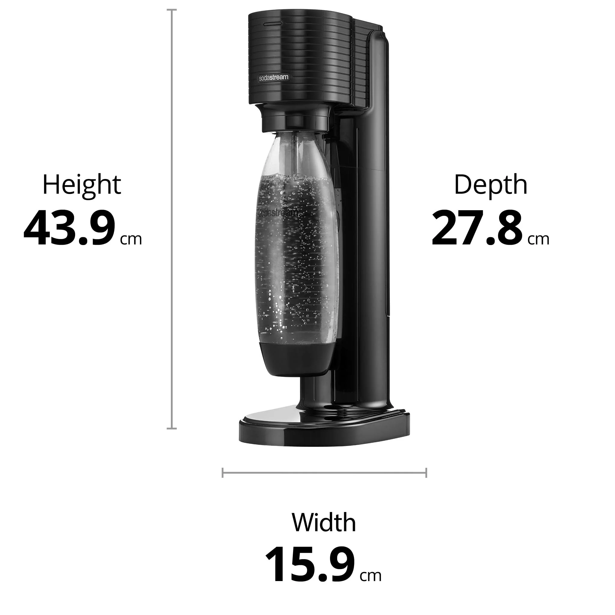 Gaia Black Sparkling Water Machine - Image 6