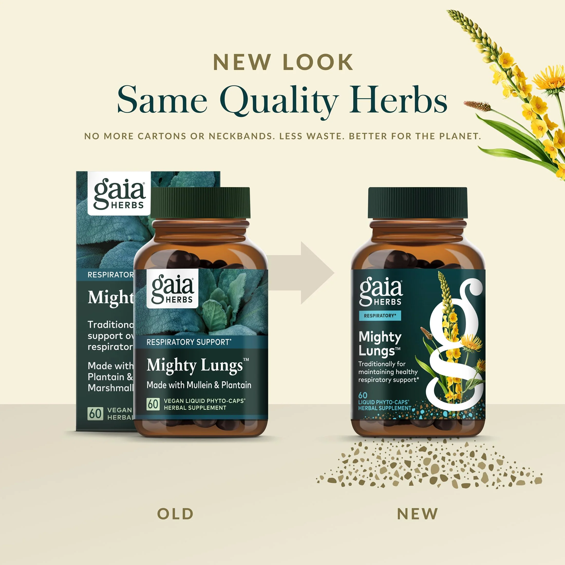 Gaia Herbs Mighty Lungs - Lung Support Supplement with Herbs Traditionally Used to Help Maintain Respiratory Health* - 60 Vegan Liquid Phyto-Caps (60 Servings) - Image 5