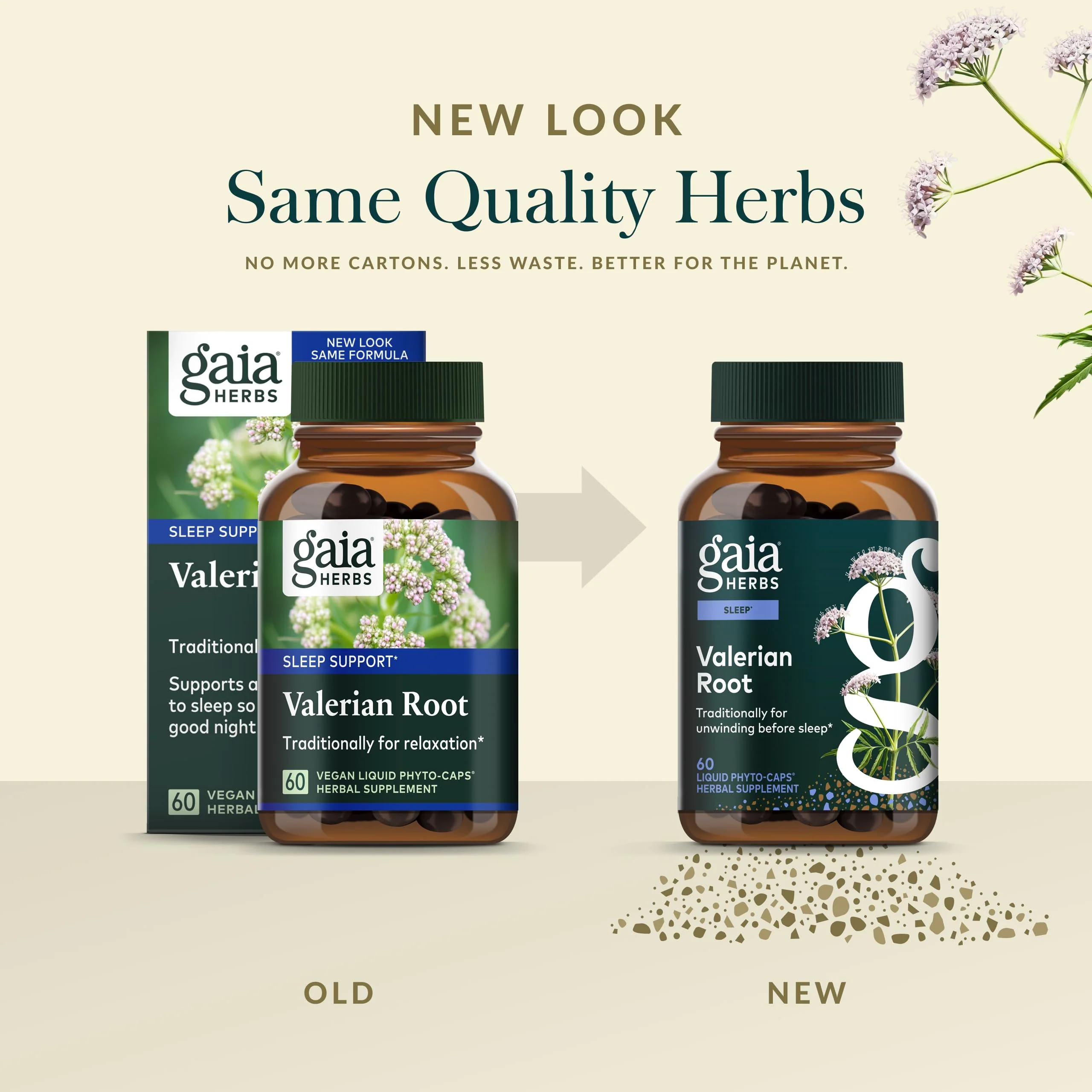 Gaia Herbs Valerian Root - Support for Calm & Relaxation to Prepare for Sleep* - with Valerian Root Extract - 60 Vegan Liquid Phyto-Caps (30 Servings) - Image 5