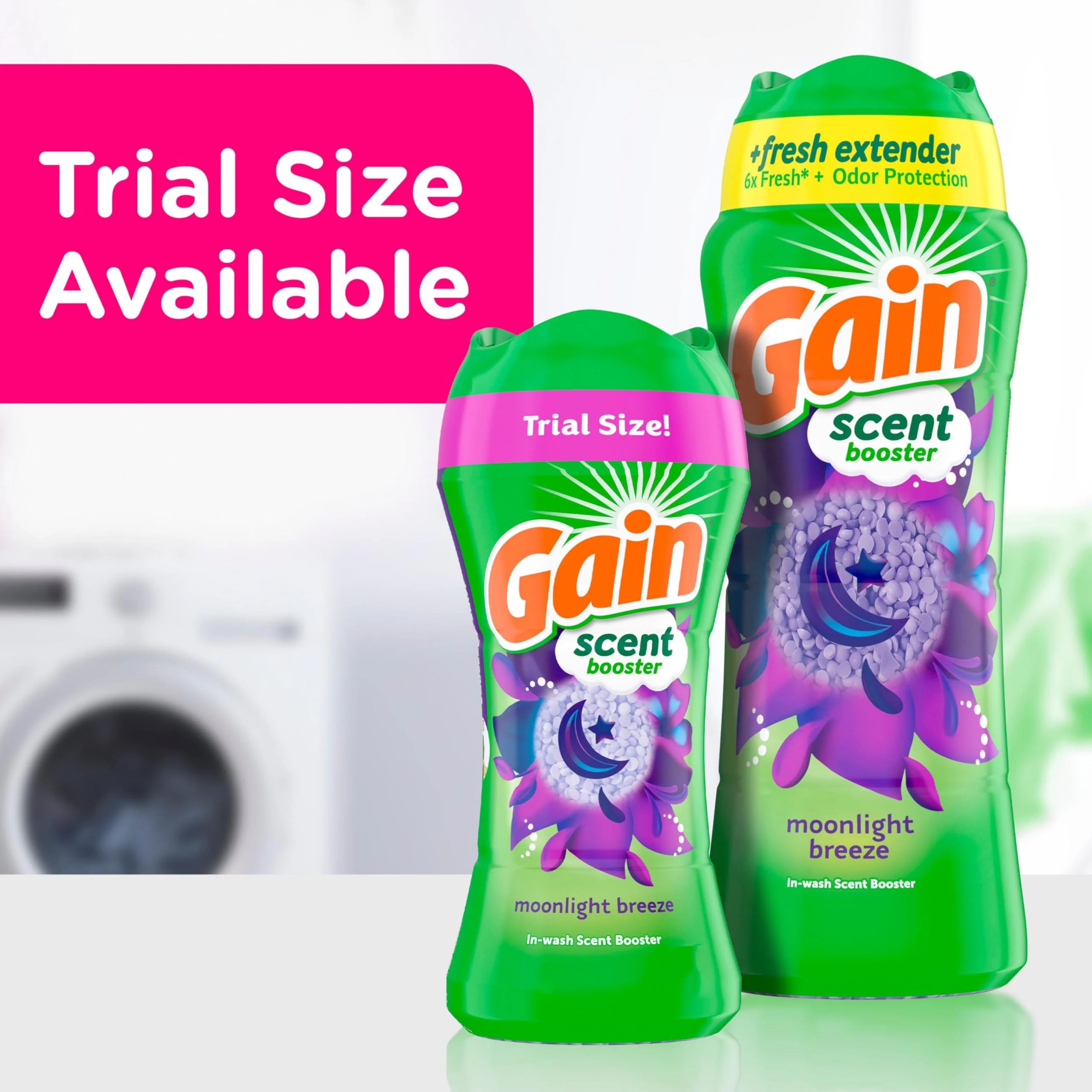 Gain In-Wash Laundry Scent Booster Beads, Moonlight Breeze Scent, 24.0 OZ, Fresh Extender + Odor Protection - Image 8