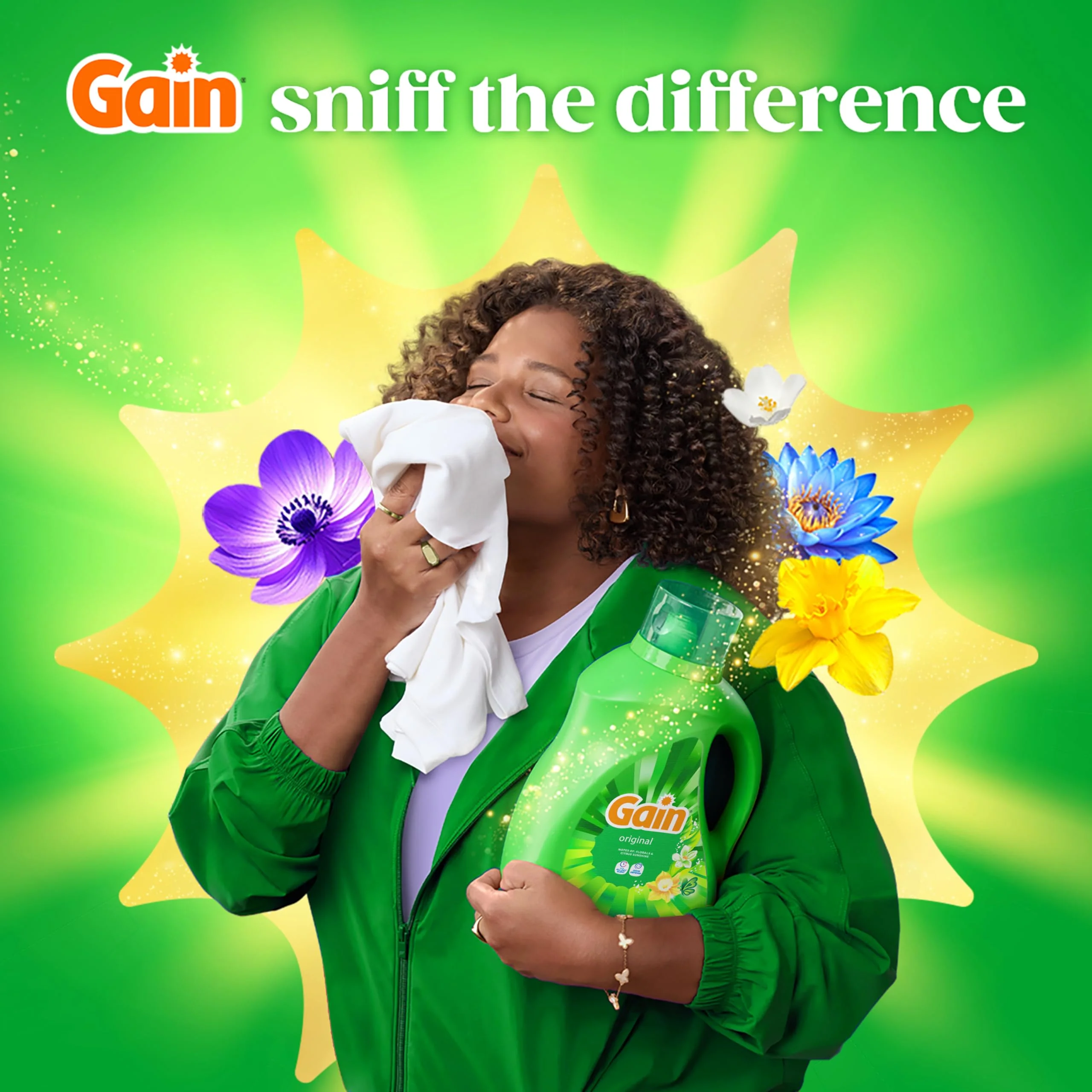 Gain Liquid Laundry Detergent, Freshness, Odor Defense, High Efficiency Washing Machine Liquid Laundry Soap, Original Scent, 132 fl oz, 100 Loads (Packaging May Vary) - Image 7